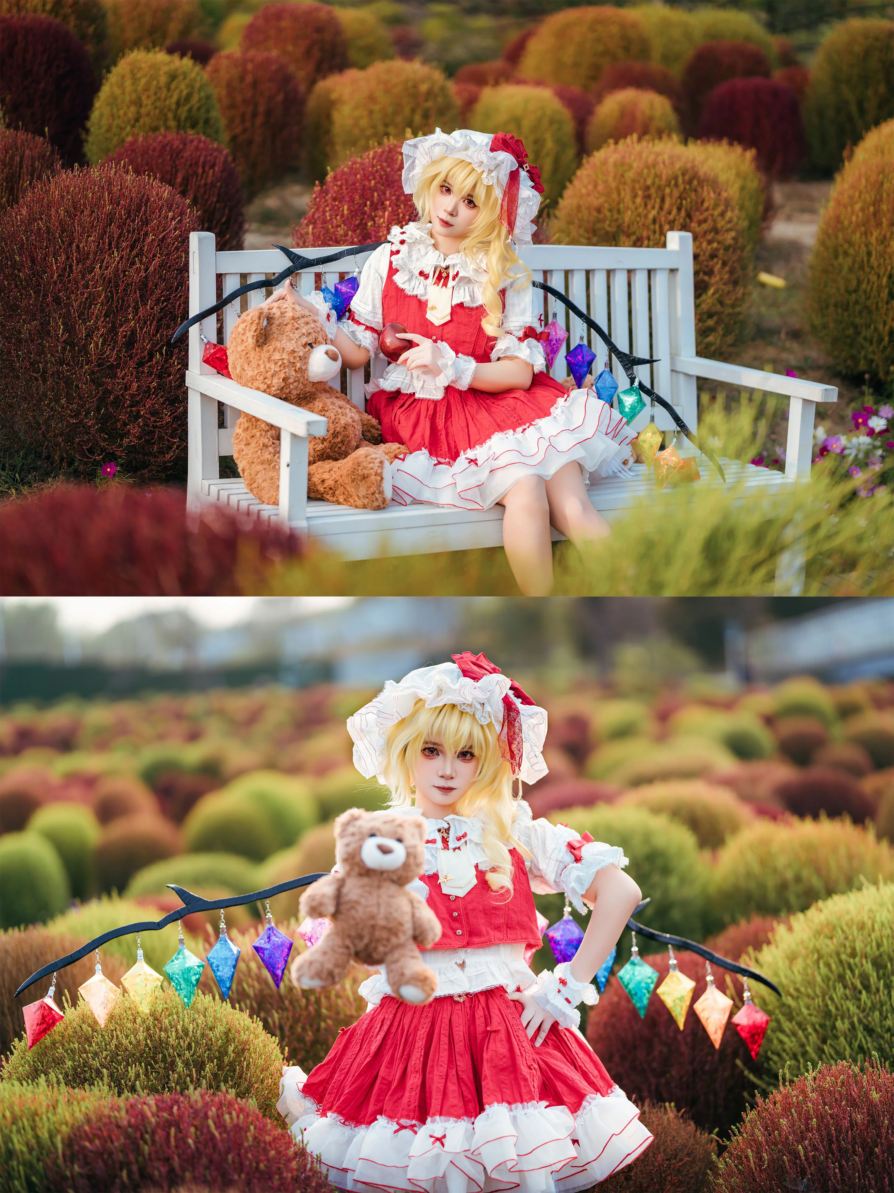 【芙蘭朵露cos】秋色地膚草與紅魔館少女的夢幻寫真 - 第 2 張