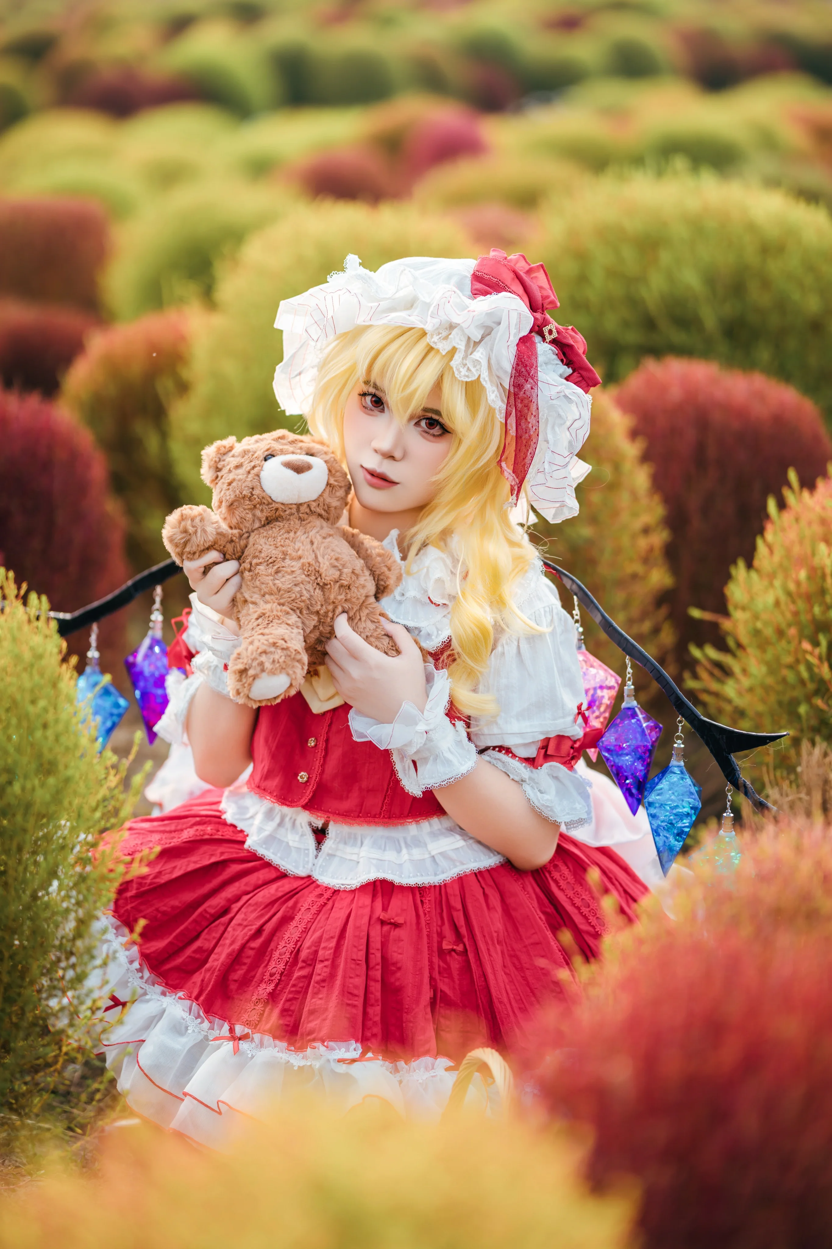 【芙蘭朵露cos】秋色地膚草與紅魔館少女的夢幻寫真 - 第 4 張