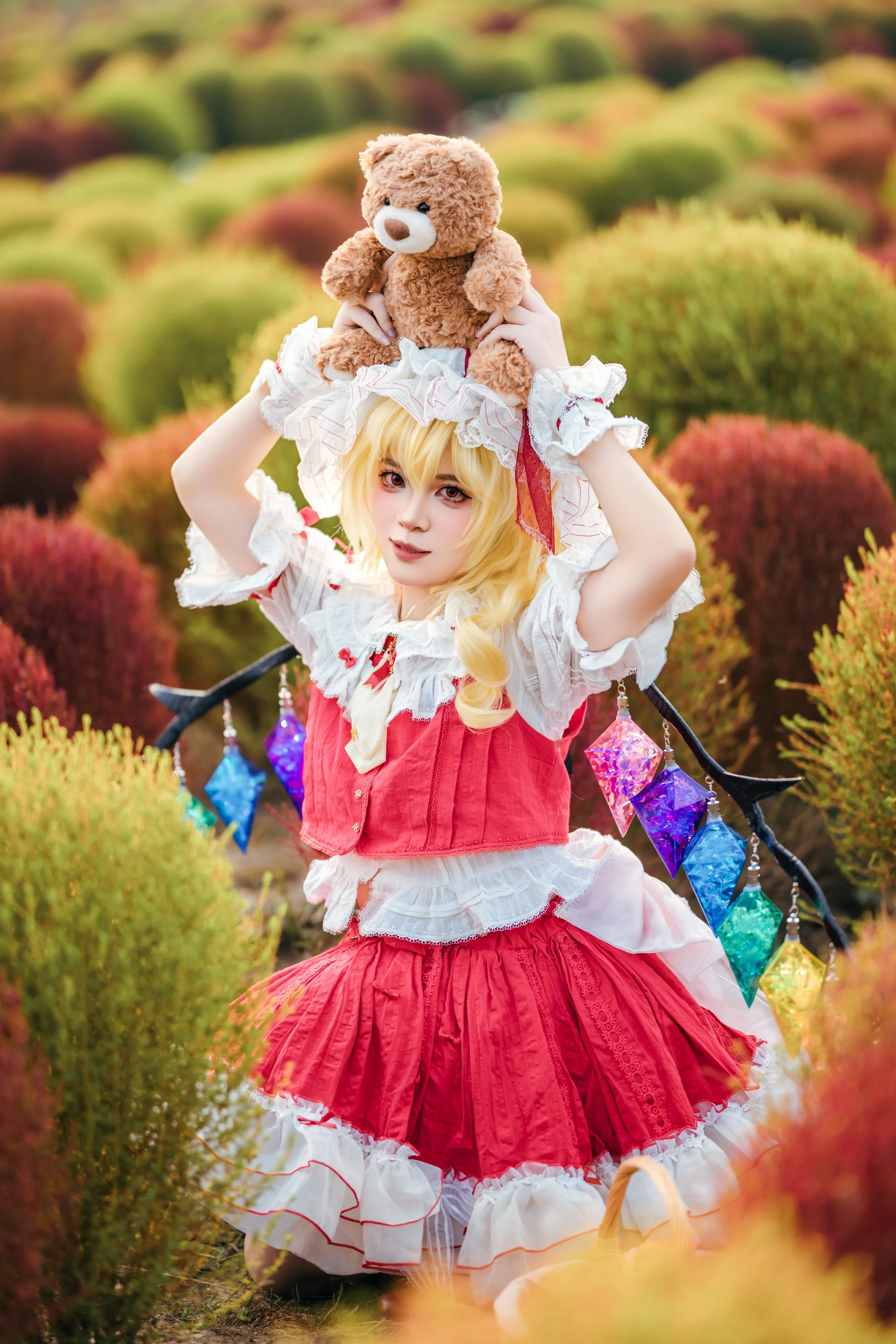 【芙蘭朵露cos】秋色地膚草與紅魔館少女的夢幻寫真 - 第 5 張