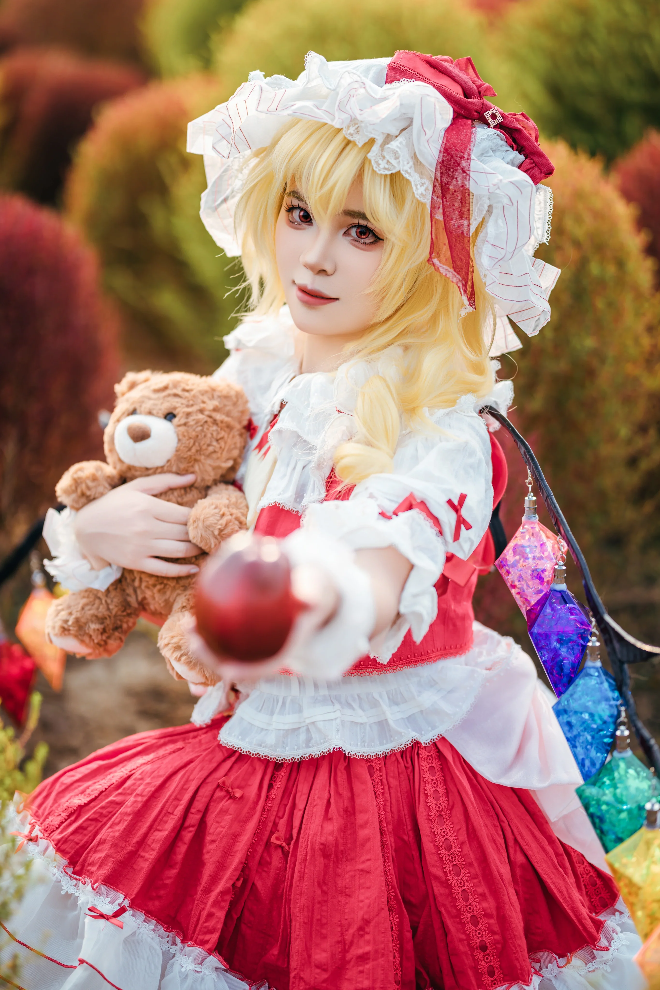 【芙蘭朵露cos】秋色地膚草與紅魔館少女的夢幻寫真 - 第 6 張