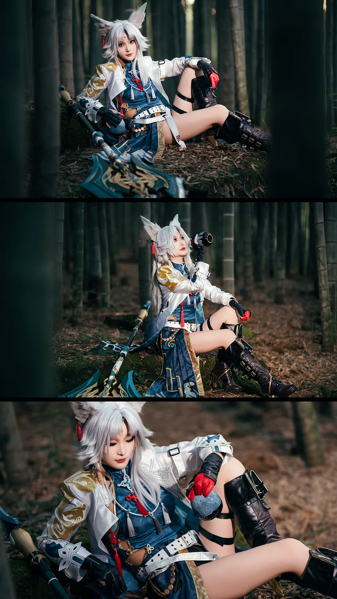 【飞霄cos】竹林光影下的三无大将军 - 第 1 张
