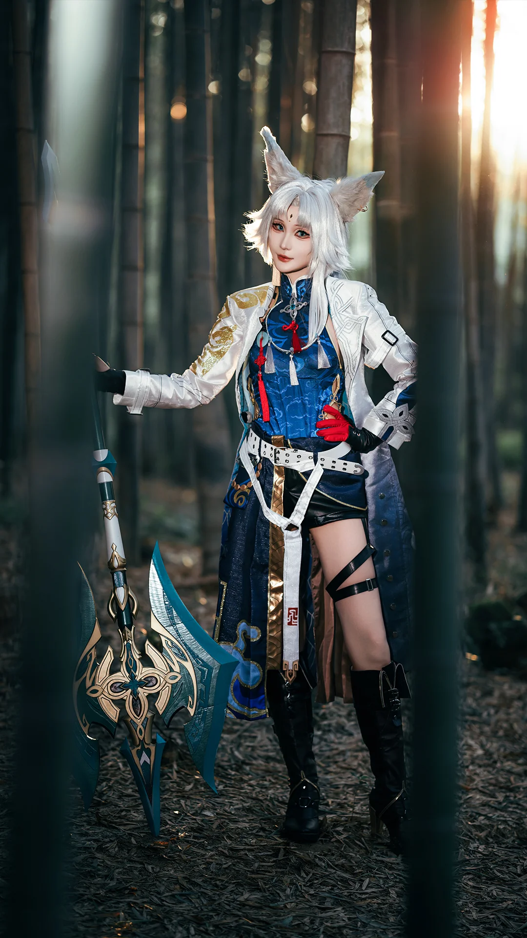 【飞霄cos】竹林光影下的三无大将军
