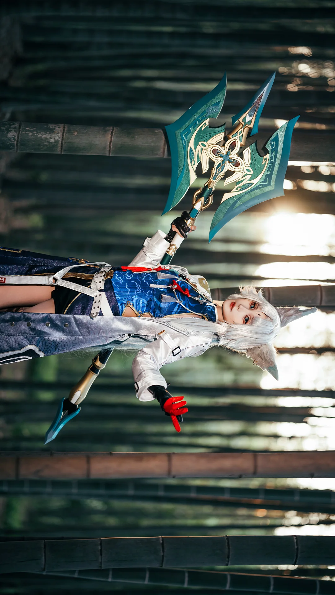 【飞霄cos】竹林光影下的三无大将军 - 第 5 张