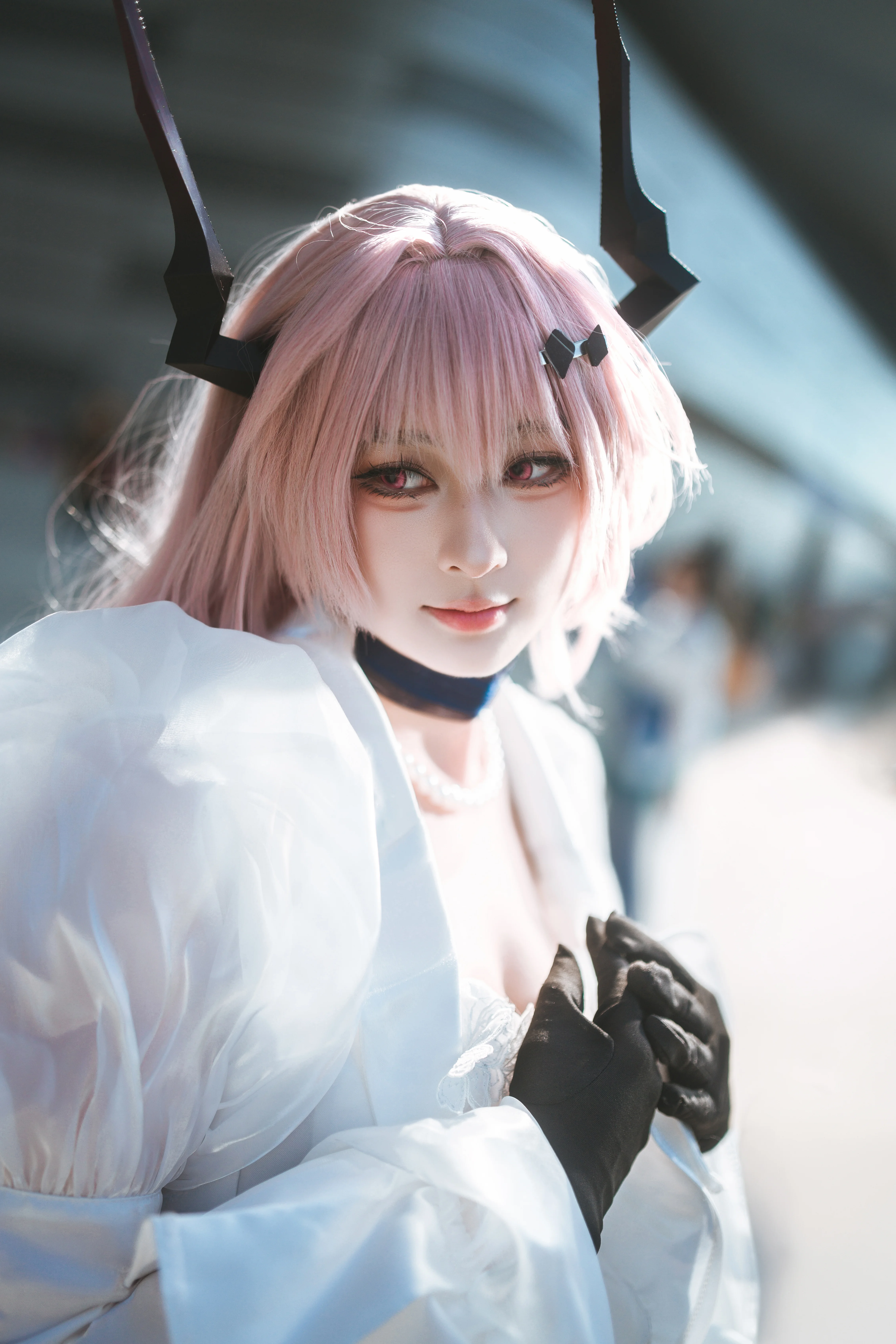 【特蕾西亚cos】明日方舟魔王礼服，漫展光影实录