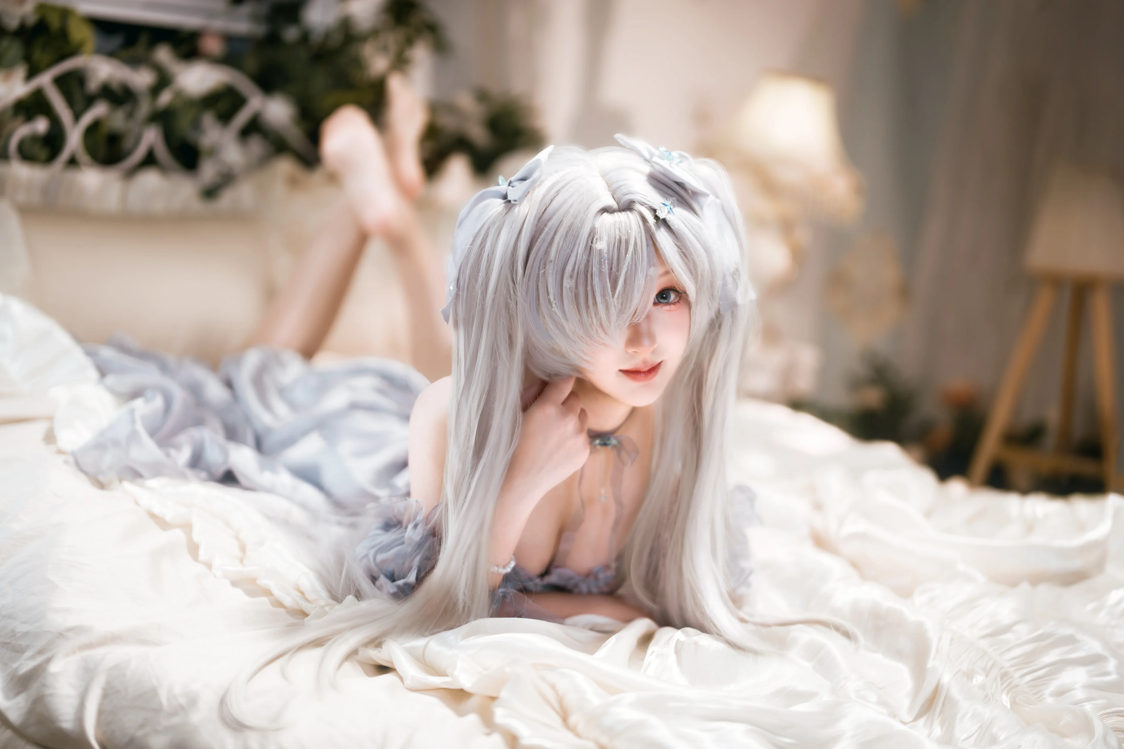 【灰姑娘cos】NIKKE胜利女神，花房梦幻水晶鞋正片