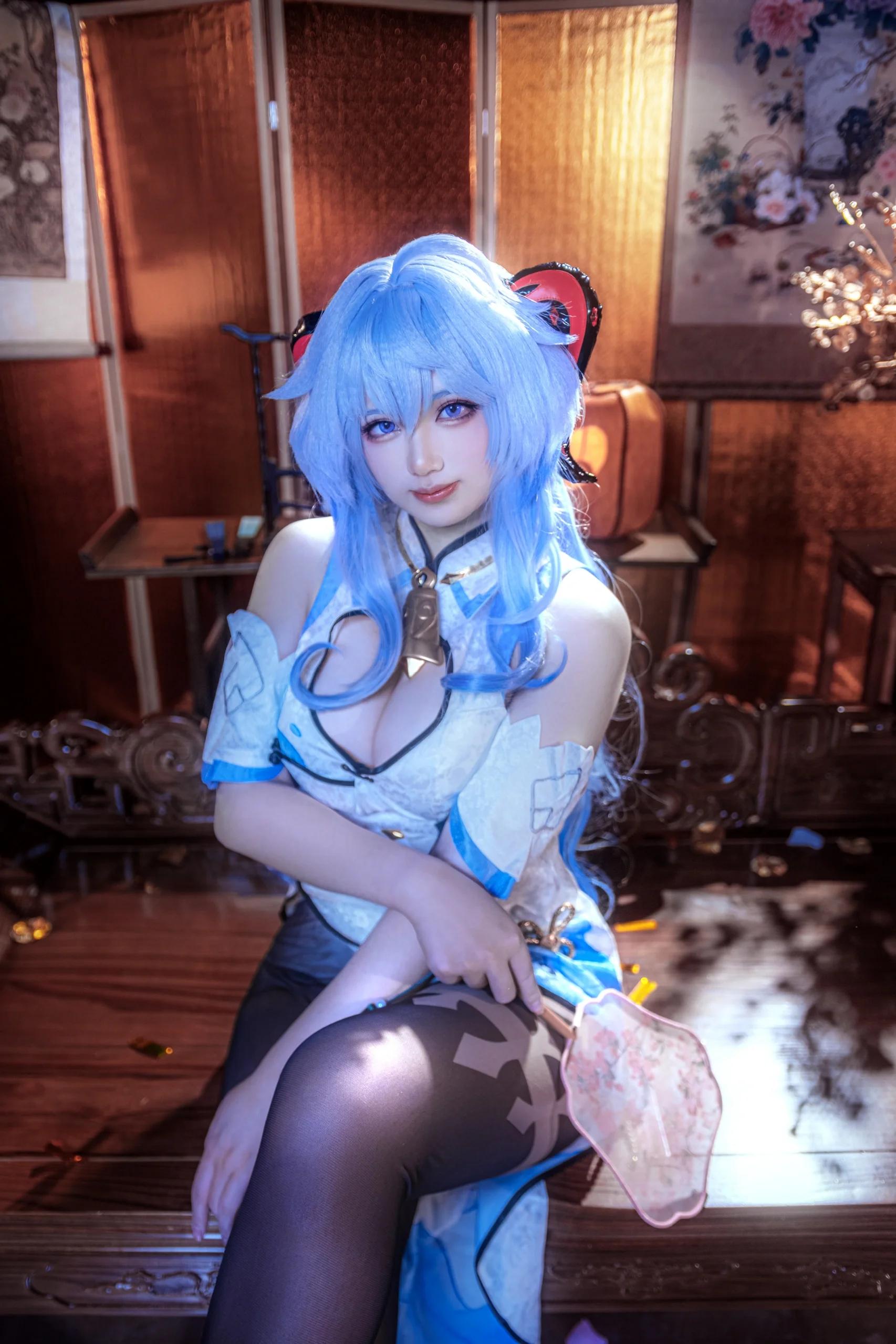 【甘雨cos】旗袍中的璃月清冷气质 - 第 3 张