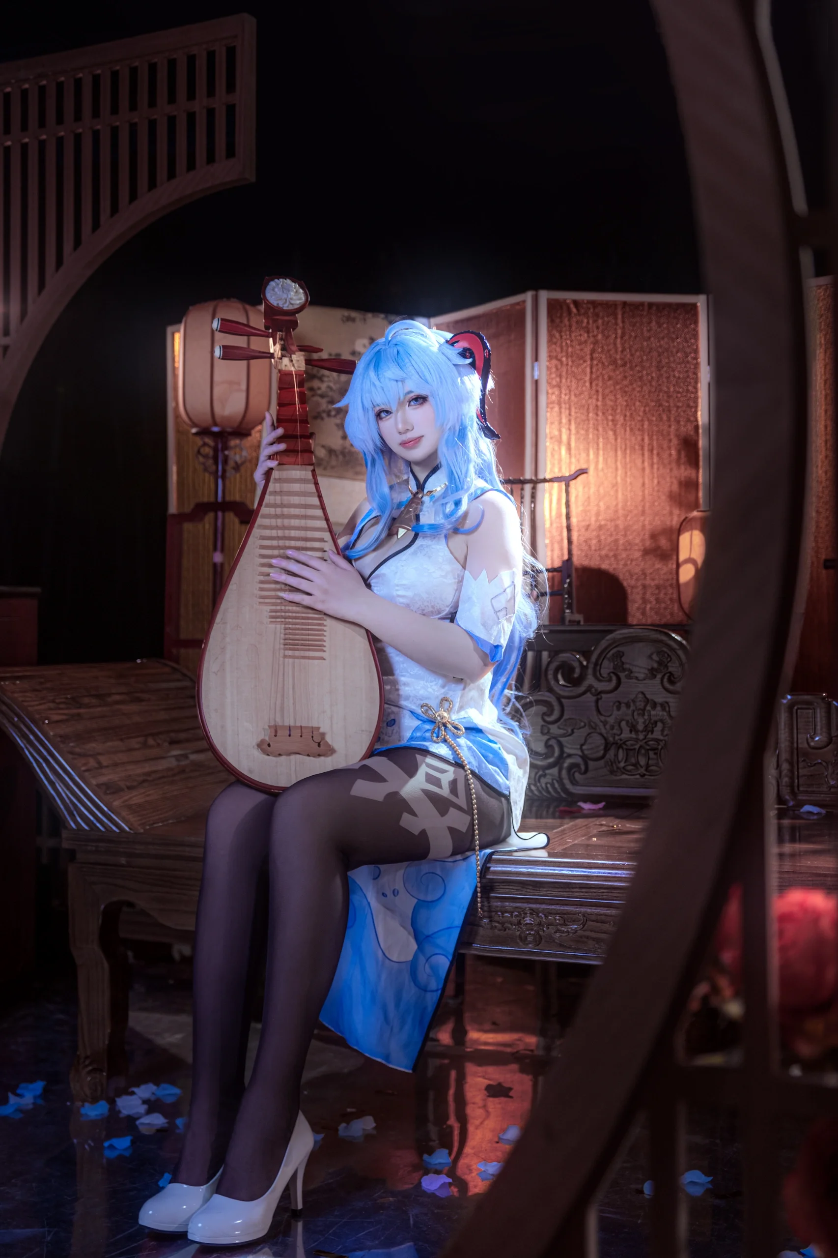 【甘雨cos】旗袍中的璃月清冷气质 - 第 5 张
