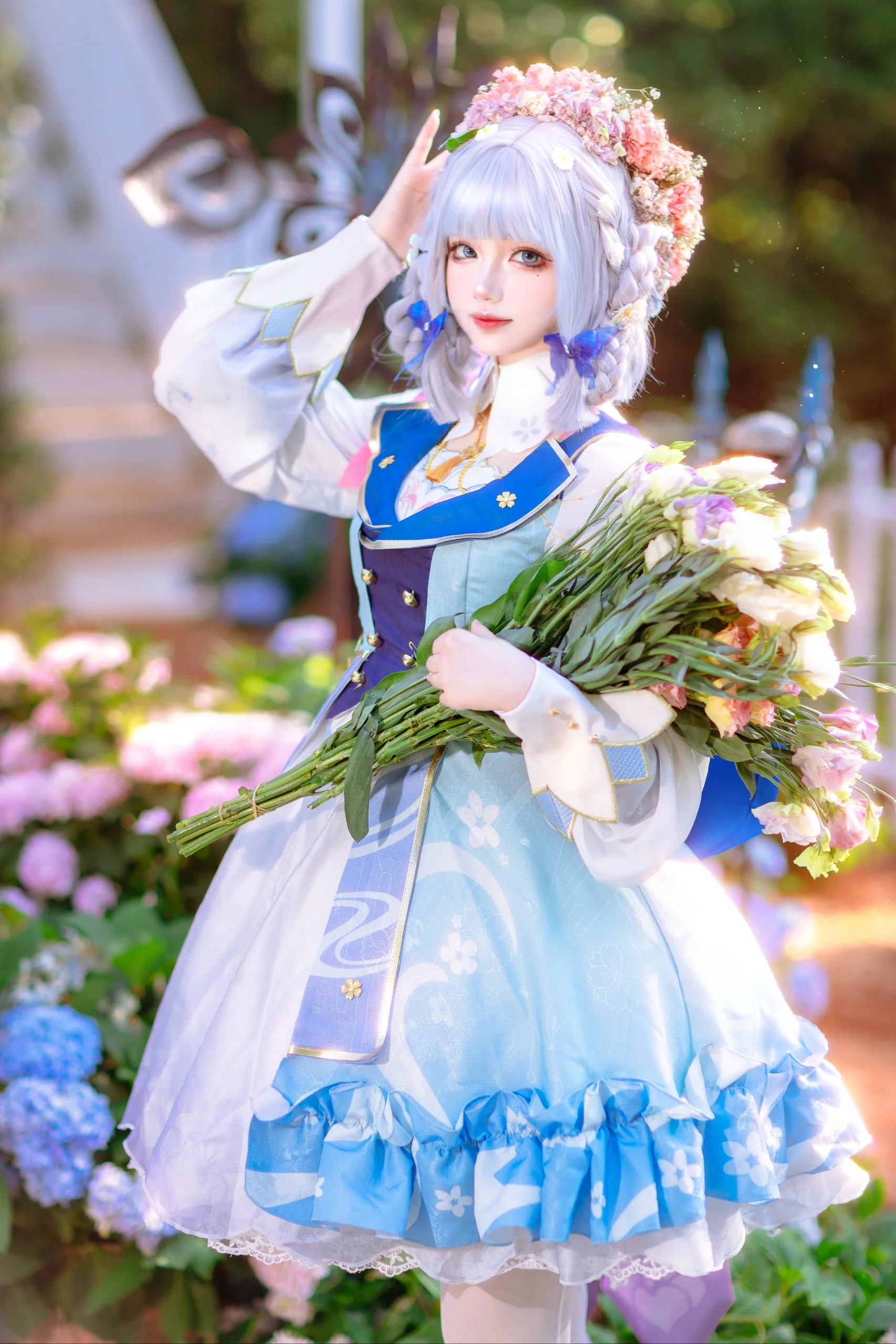 【神里绫华cos】在原神花海中与你重逢 - 第3张