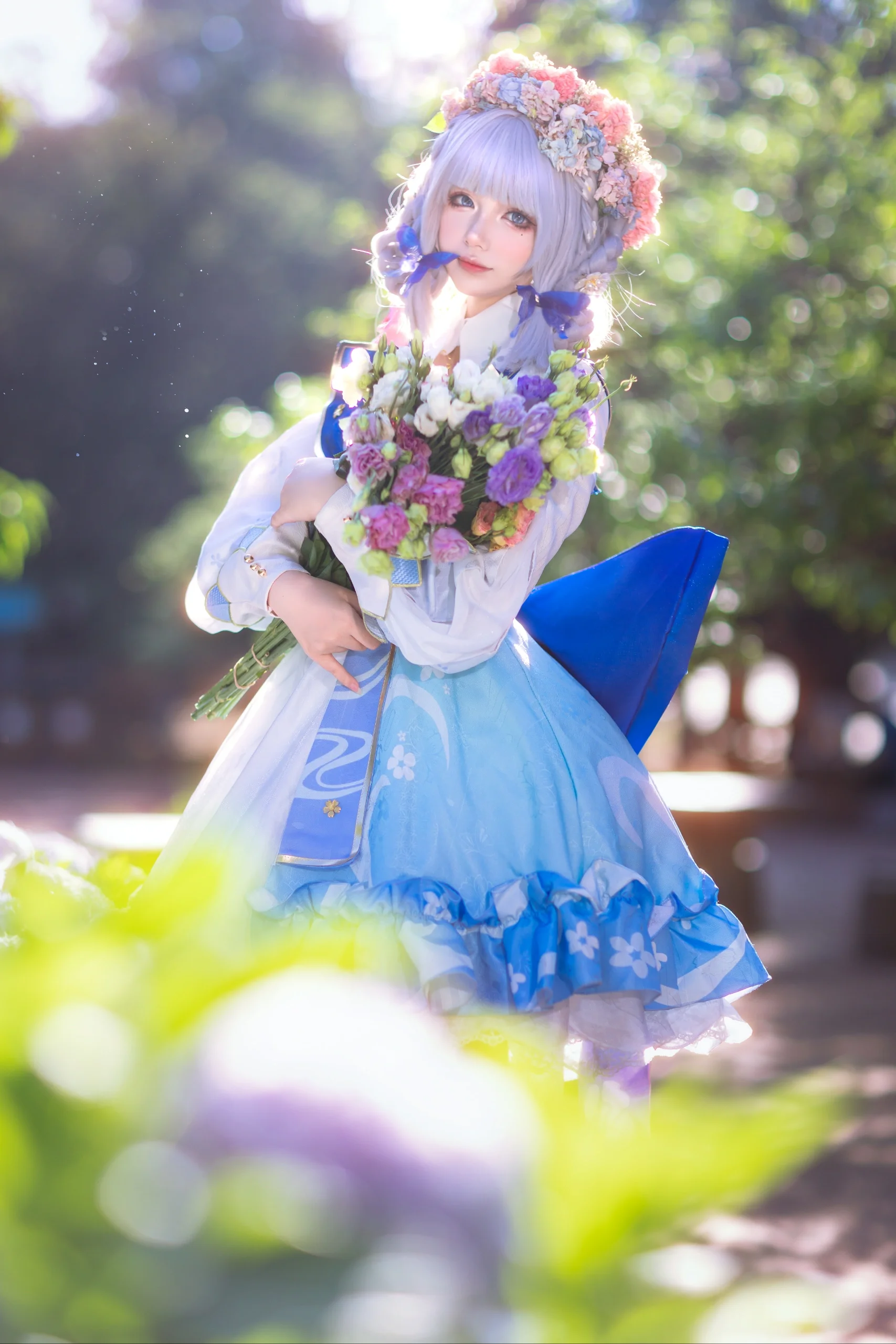【神里绫华cos】在原神花海中与你重逢 - 第5张