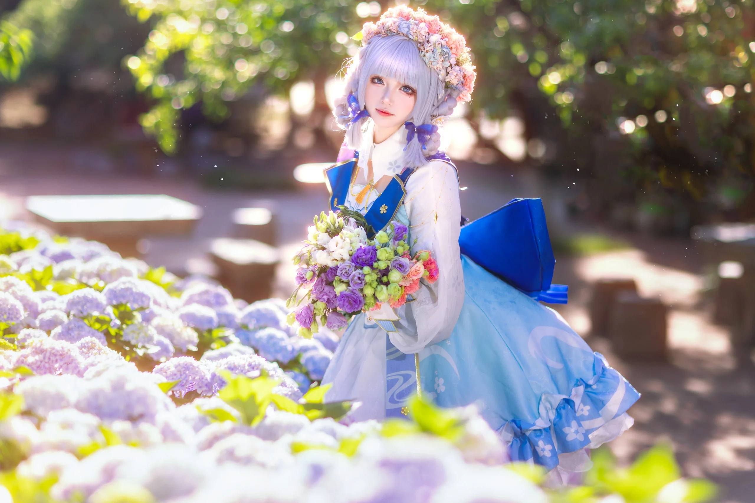【神里绫华cos】在原神花海中与你重逢 - 第6张