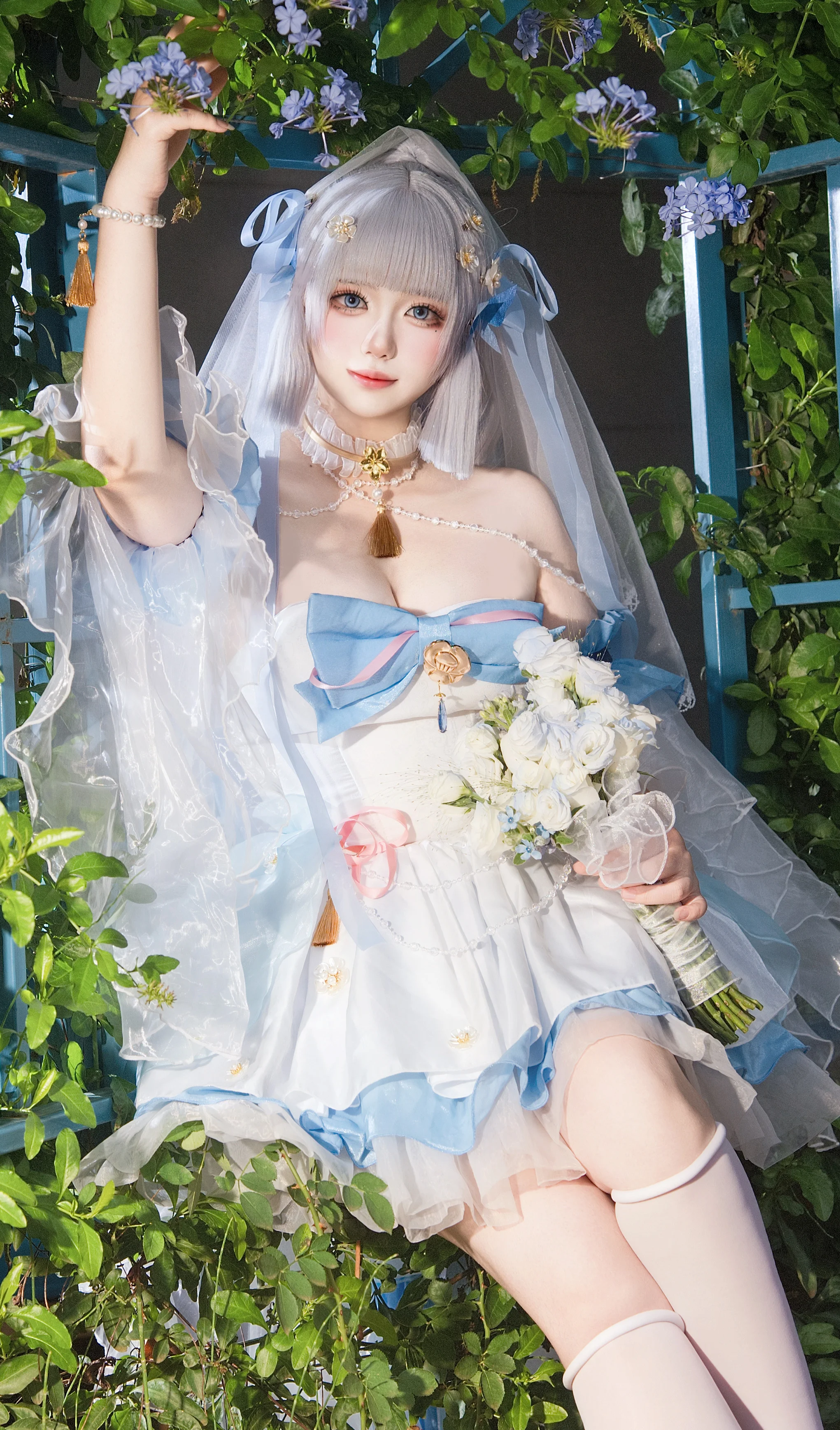 【神里綾華 コスプレ】旅人、あなたが帰ってきたら結婚しましょう？