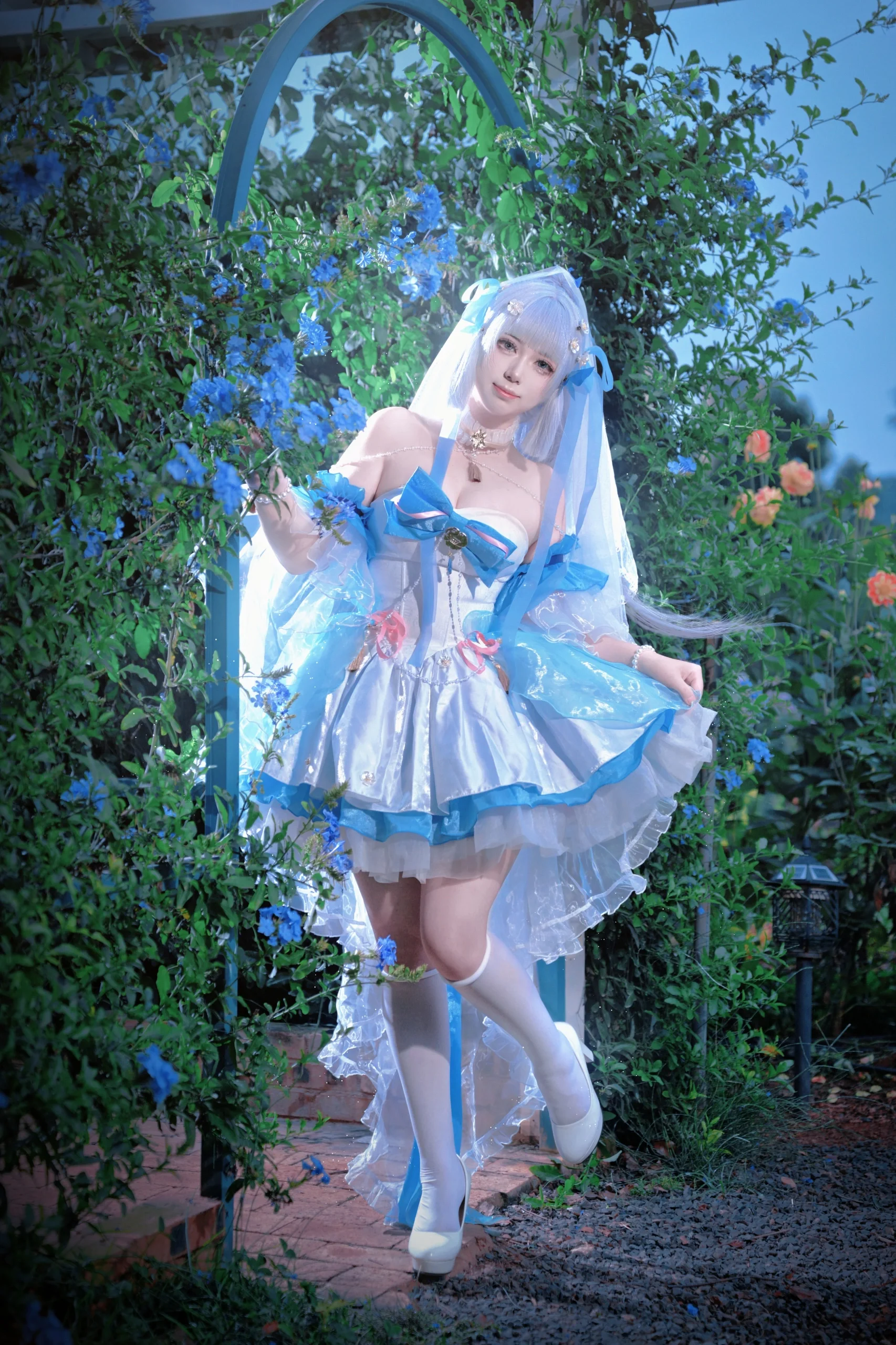 【神里绫华cos】在繁花中许下最温柔的誓言 - 第2张
