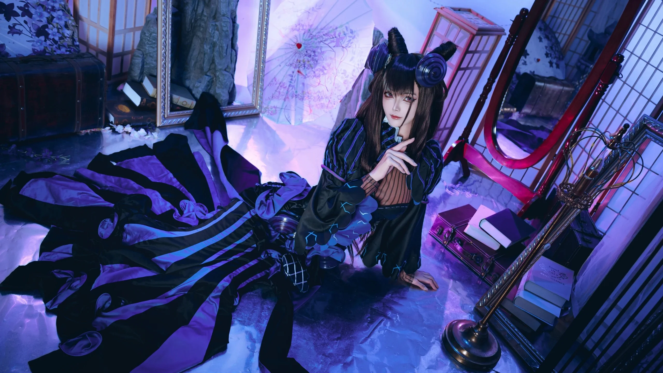 【紫式部cos】在Fate/Grand Order中重塑平安时代的冷月之美 - 第 2 张