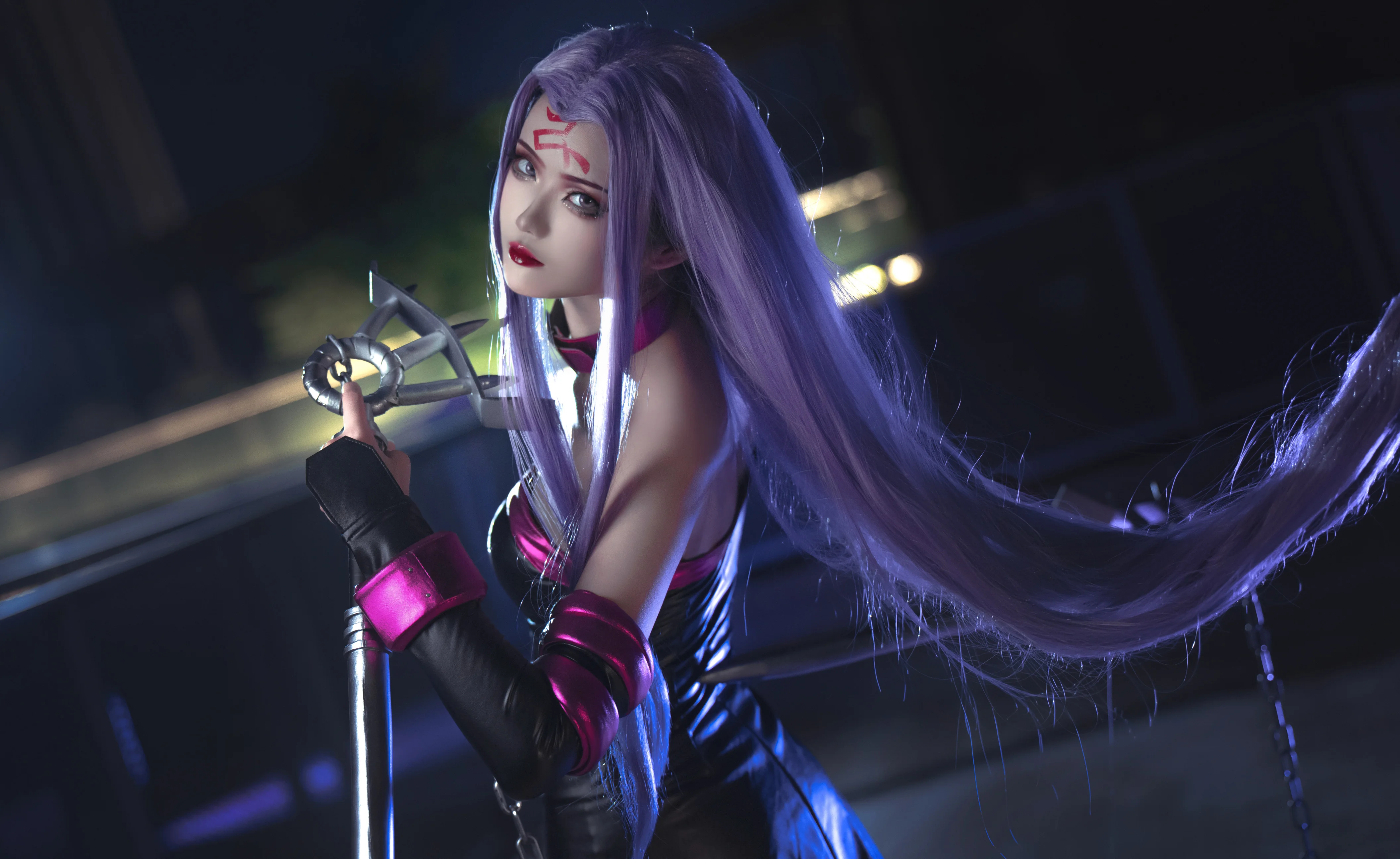 【美杜莎cos】暗夜冷風中的Fate/Grand Order R姐