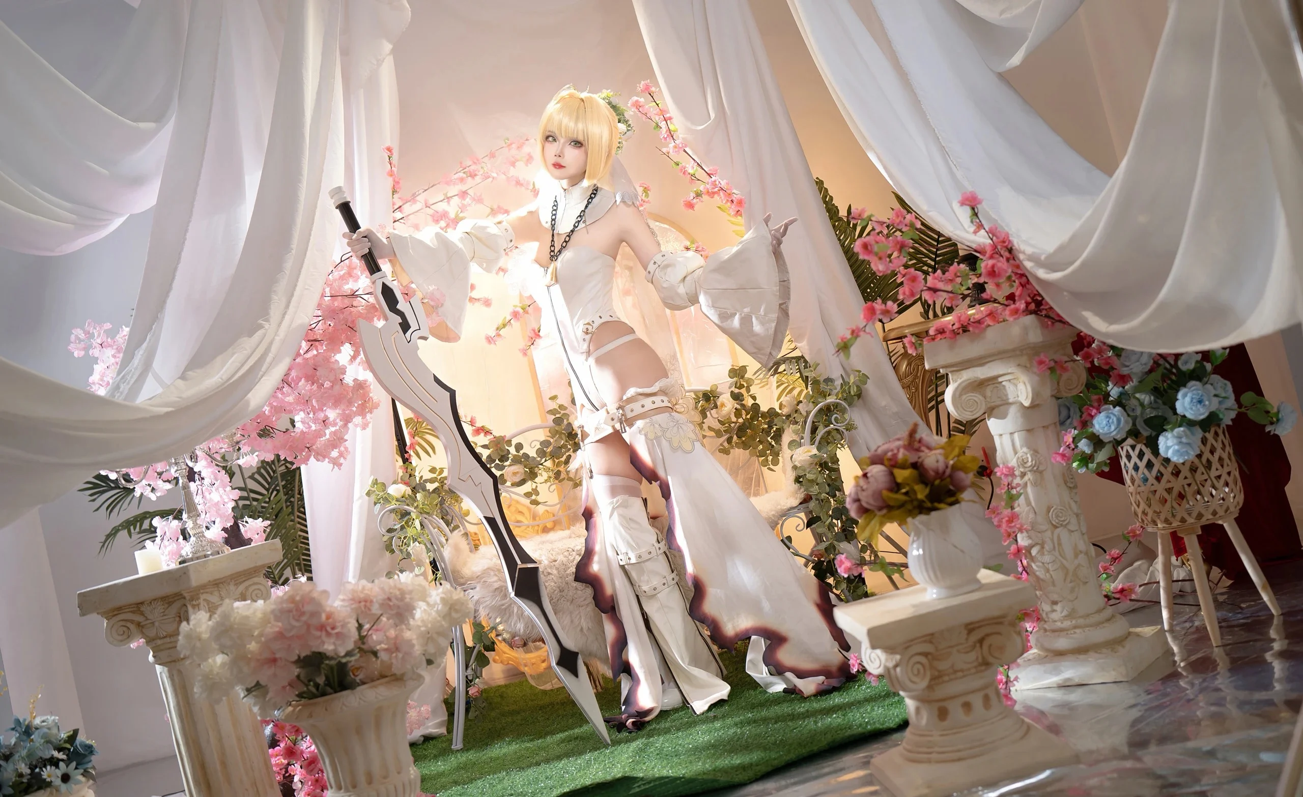 【尼禄cos】Fate系列里的花嫁婚礼进行曲 - 第 4 张
