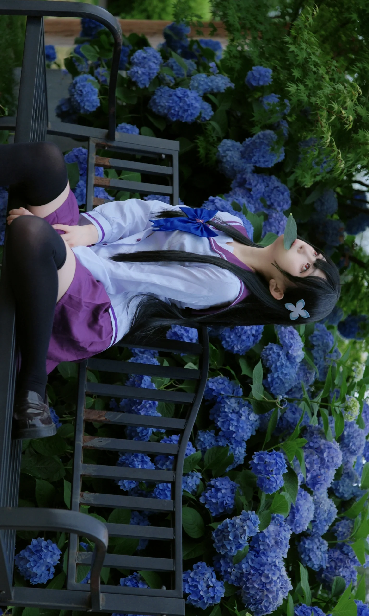 【散华礼弥cos】紫阳花无尽夏的少女 - 第 2 张