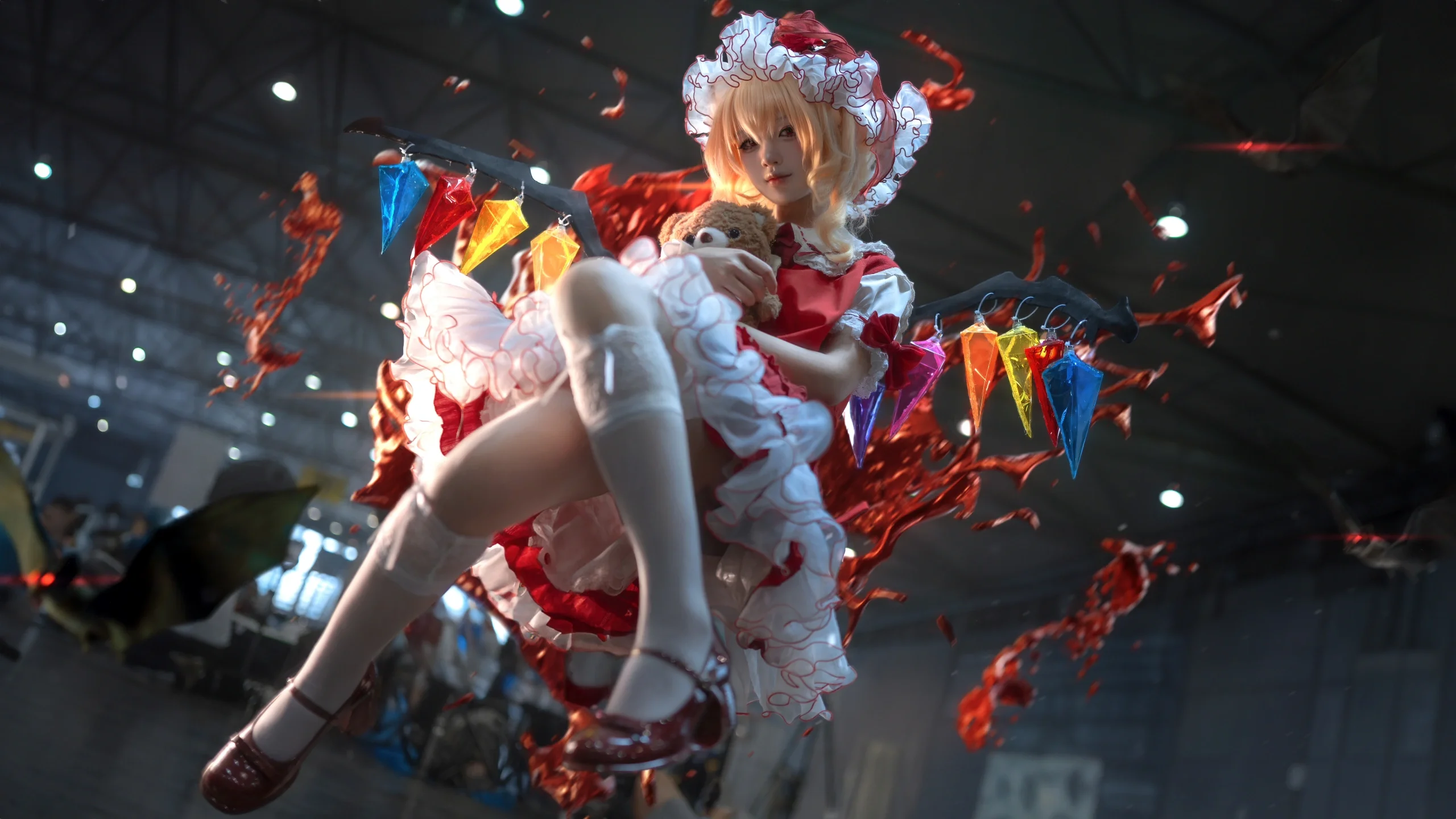 【芙兰朵露cos】CD29的吸血鬼妹妹，红色特效拉满