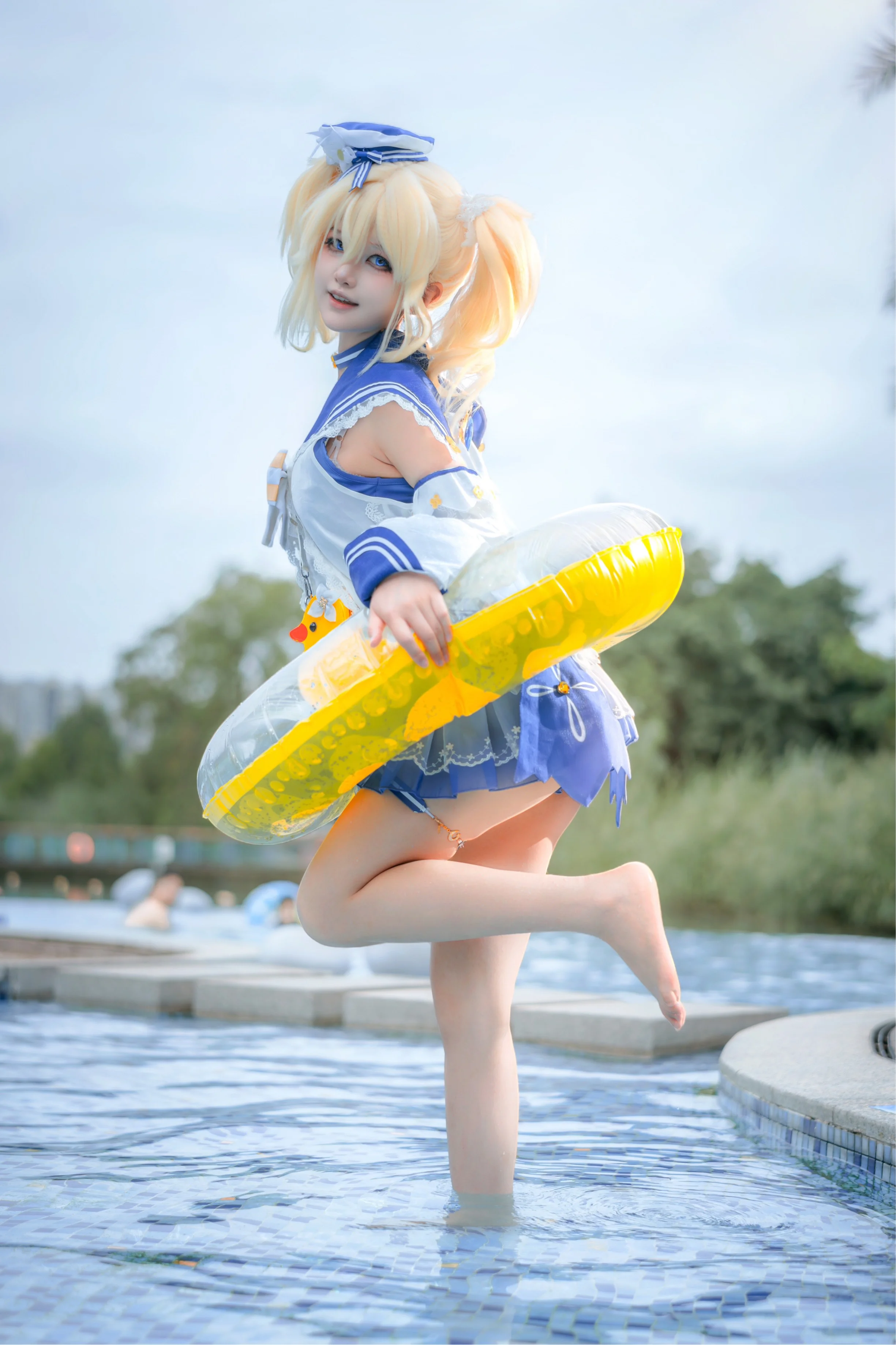 【芭芭拉cos】原神夏日的清凉水花