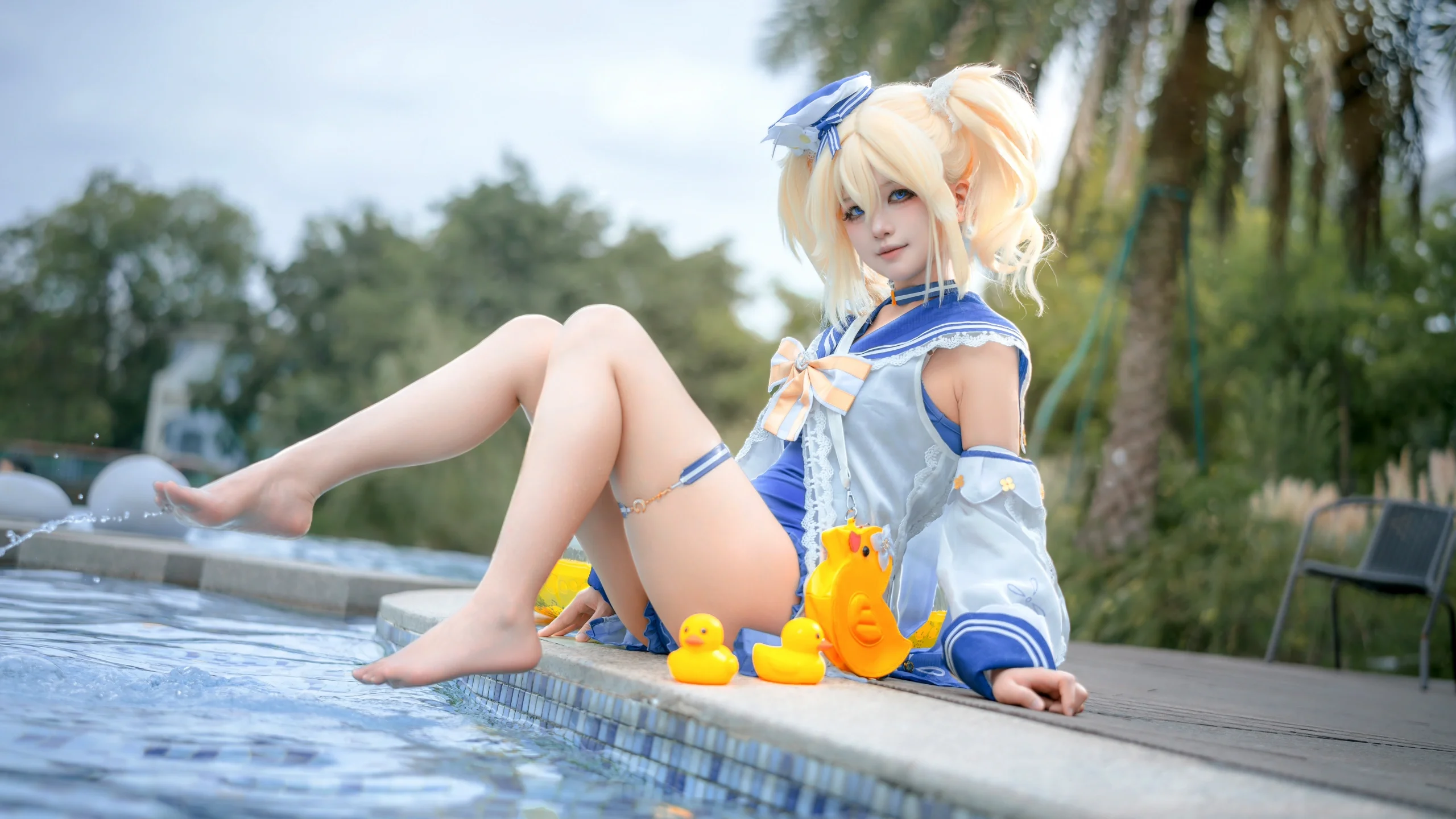 【芭芭拉cos】原神夏日的清凉水花 - 第 3 张