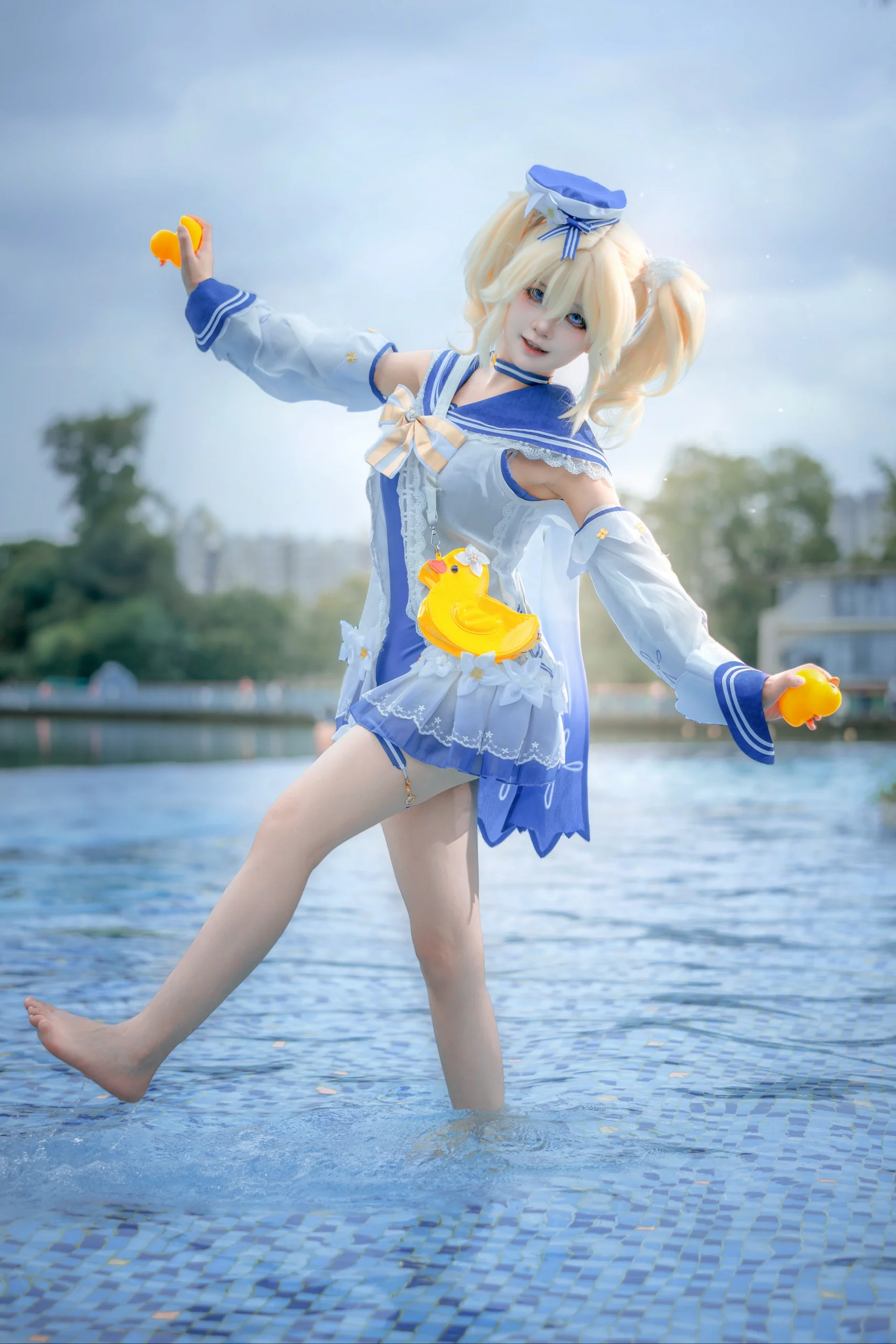 【芭芭拉cos】原神夏日的清凉水花 - 第 4 张