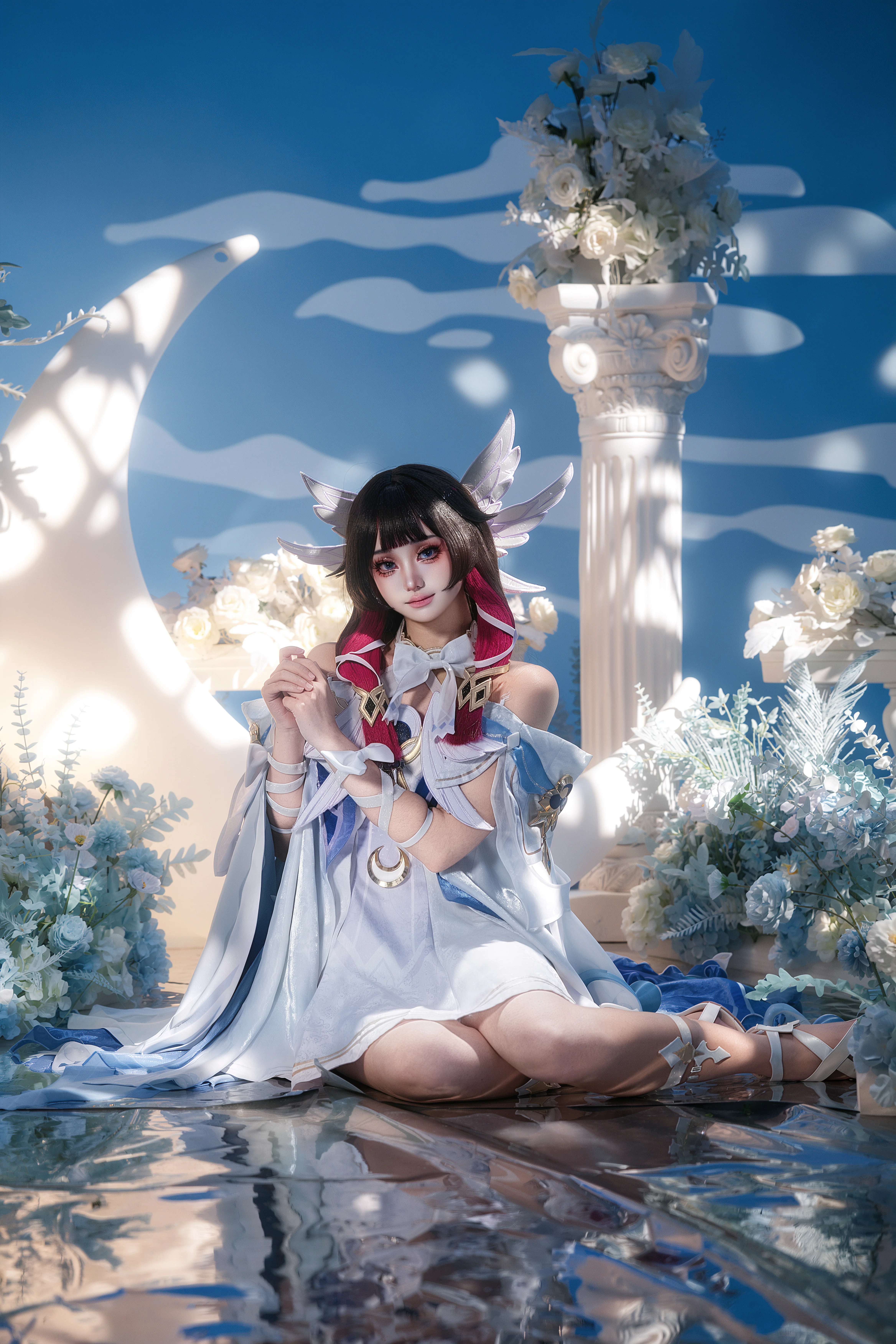 【哥伦比娅cos】原神·空月之歌，月光下的静谧音符 - 第 6 张