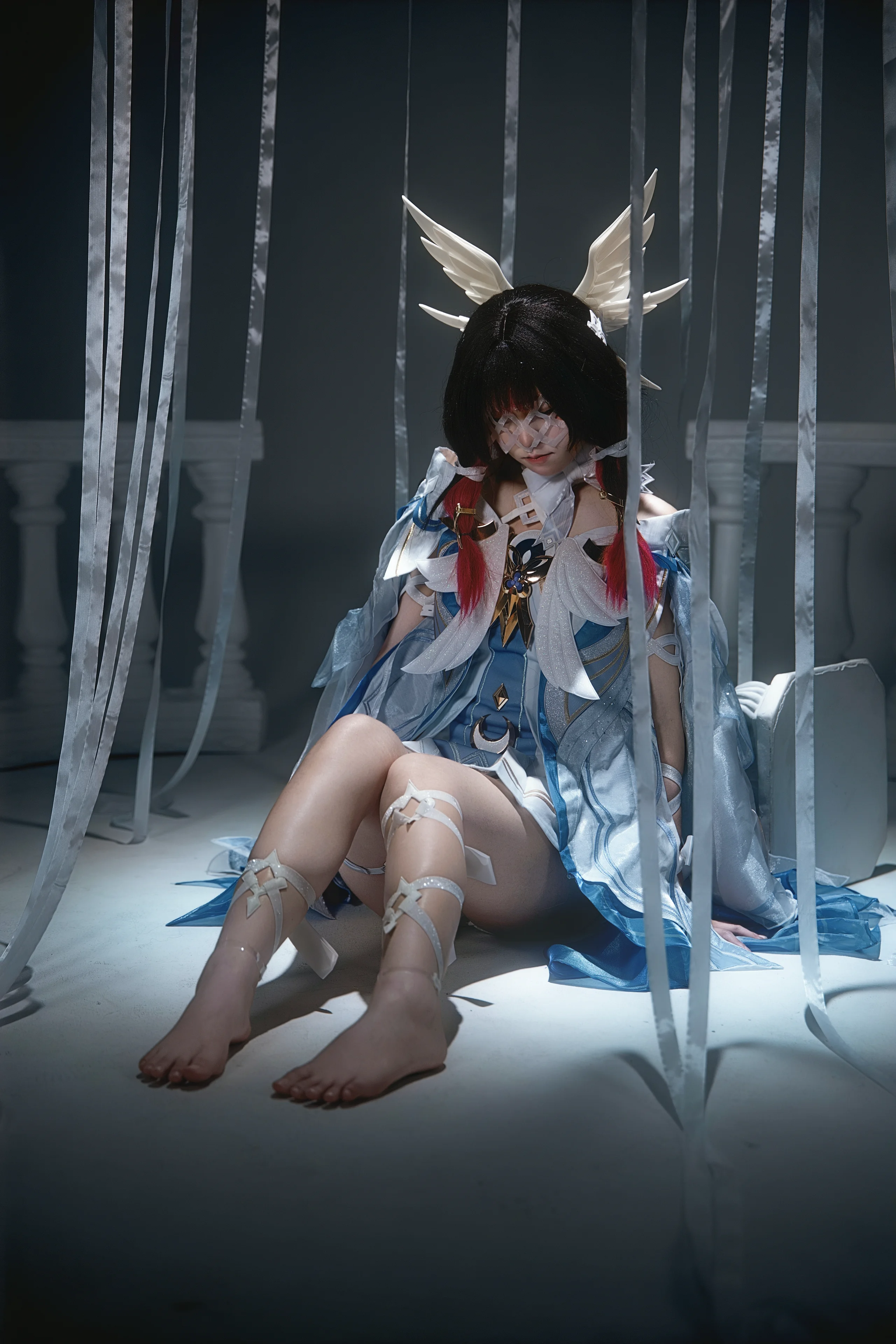 【哥伦比娅cos】少女的月色，静谧中的羽翼 - 第 1 张