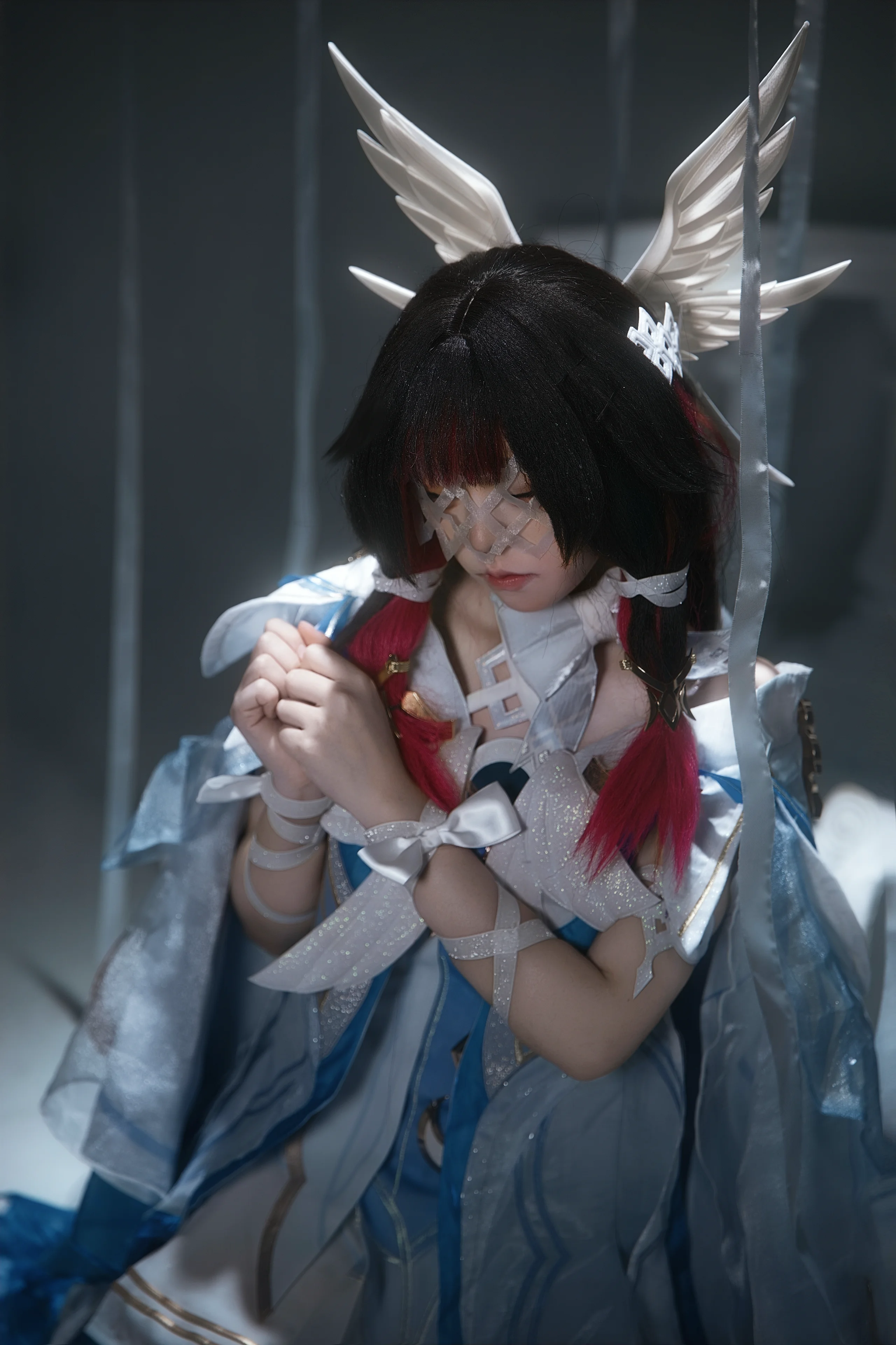 【哥伦比娅cos】少女的月色，静谧中的羽翼 - 第 3 张