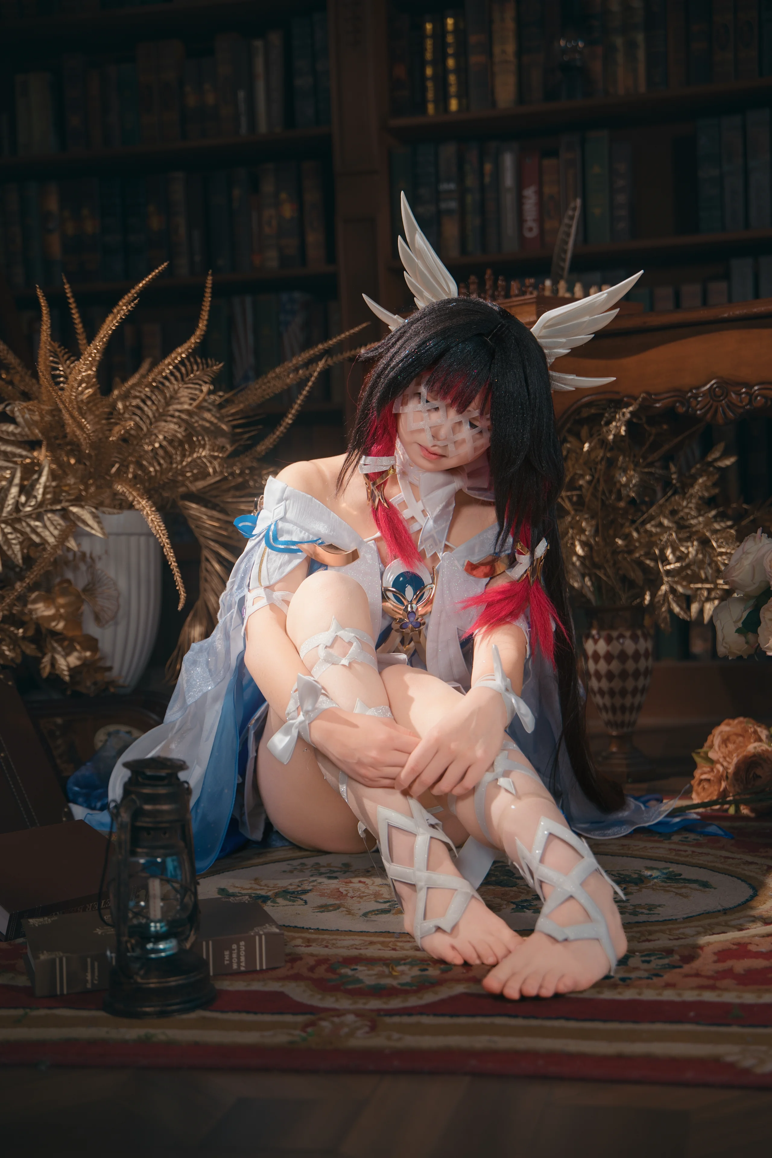【哥倫比婭cos】在復古書房捕捉慵懶午後 - 第 1 張