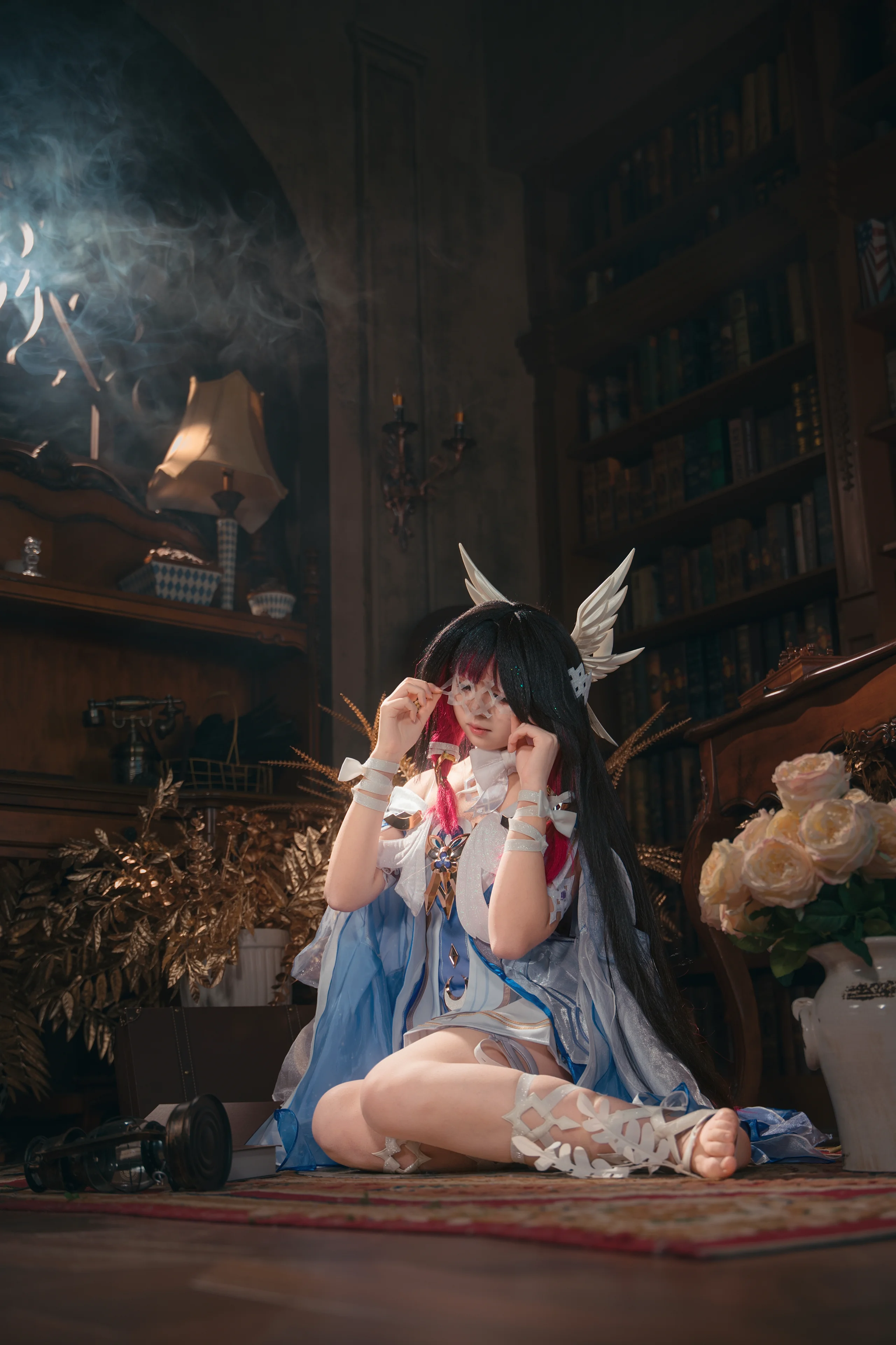 【哥倫比婭cos】在復古書房捕捉慵懶午後 - 第 5 張