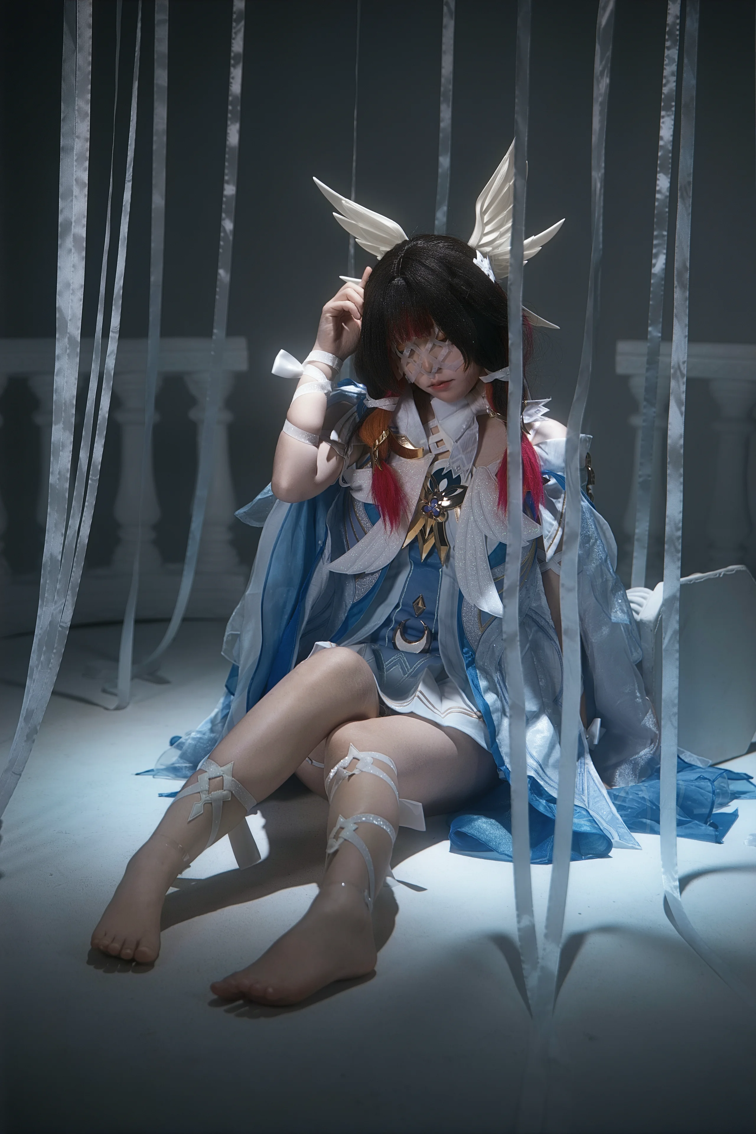 【哥倫比婭cos】月光下的白鴿與靜謐之翼 - 第 1 張