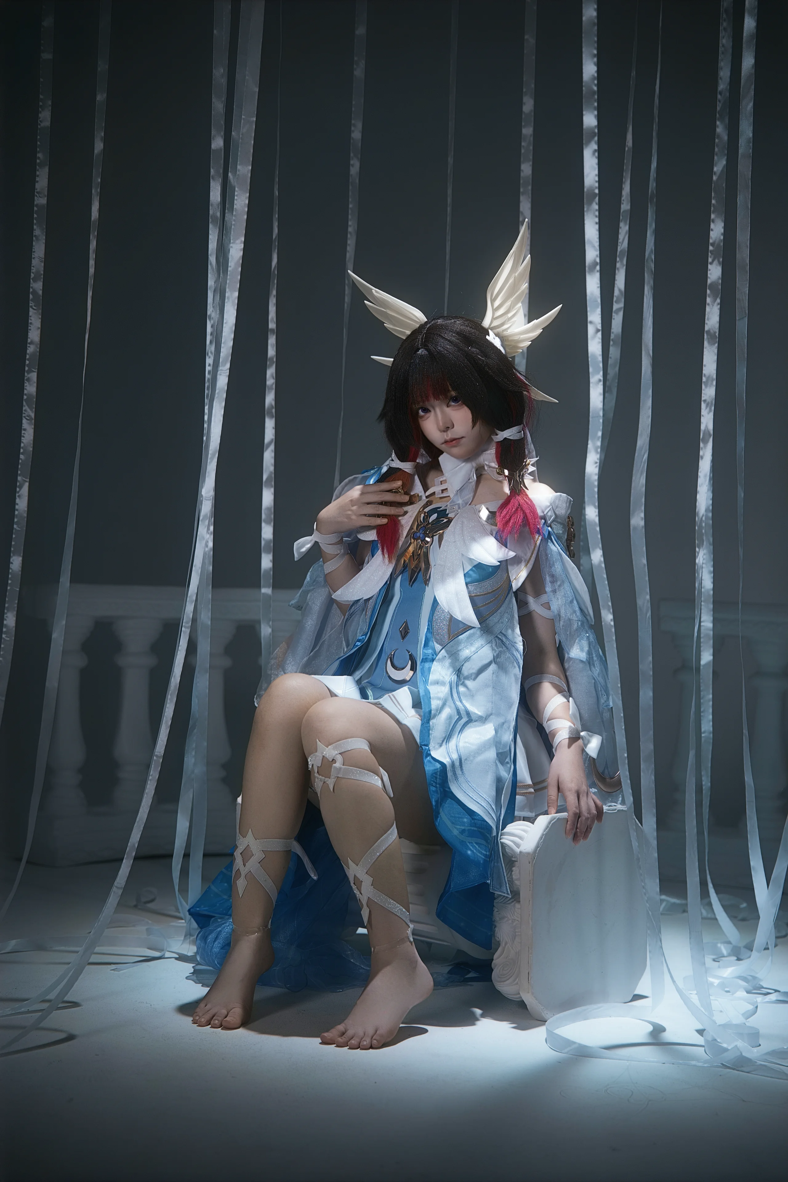 【哥倫比婭cos】月光下的白鴿與靜謐之翼 - 第 5 張