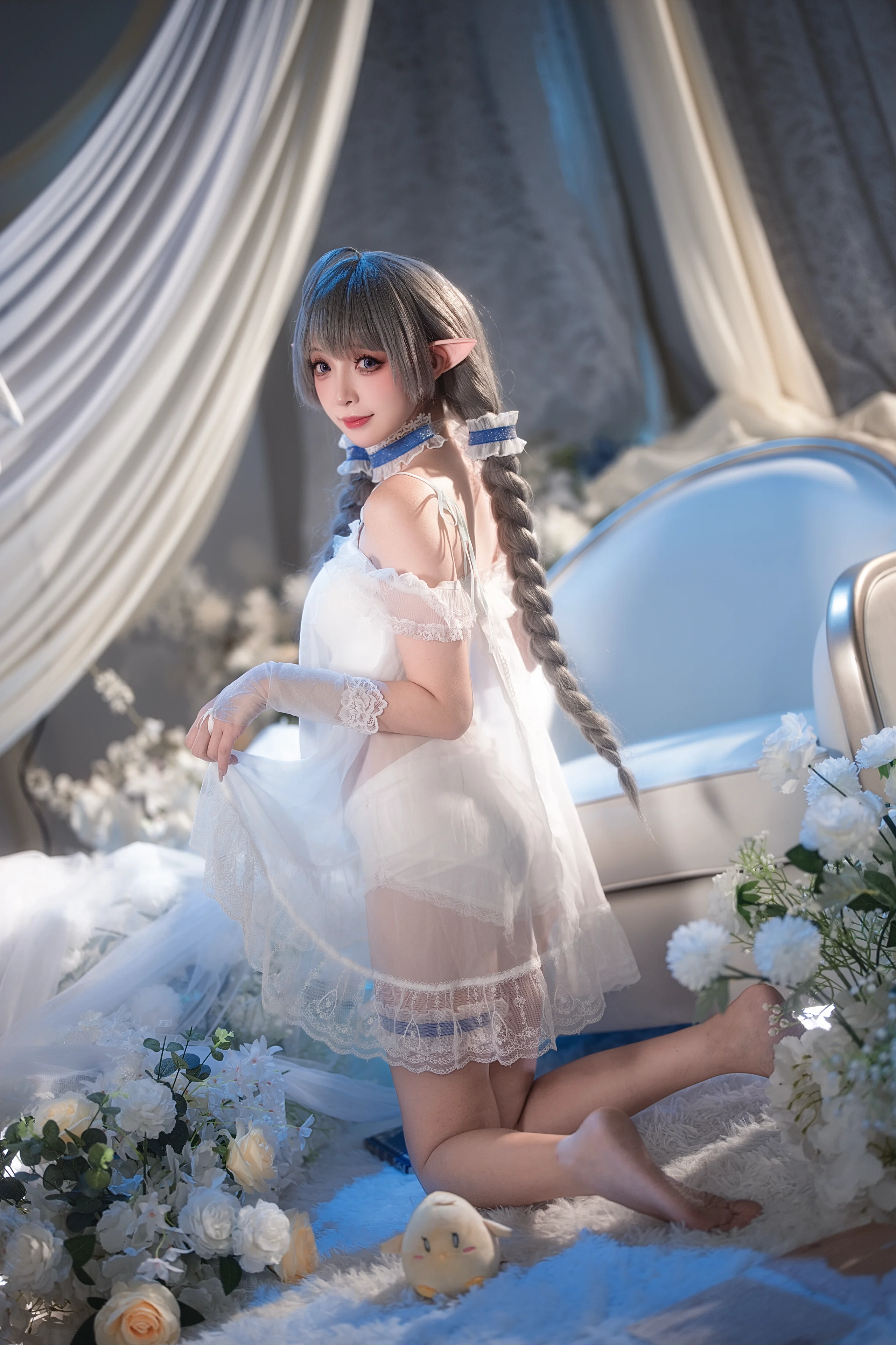 【埃佛森cos】在繁花与梦境中的曼妙时刻 - 第 3 张
