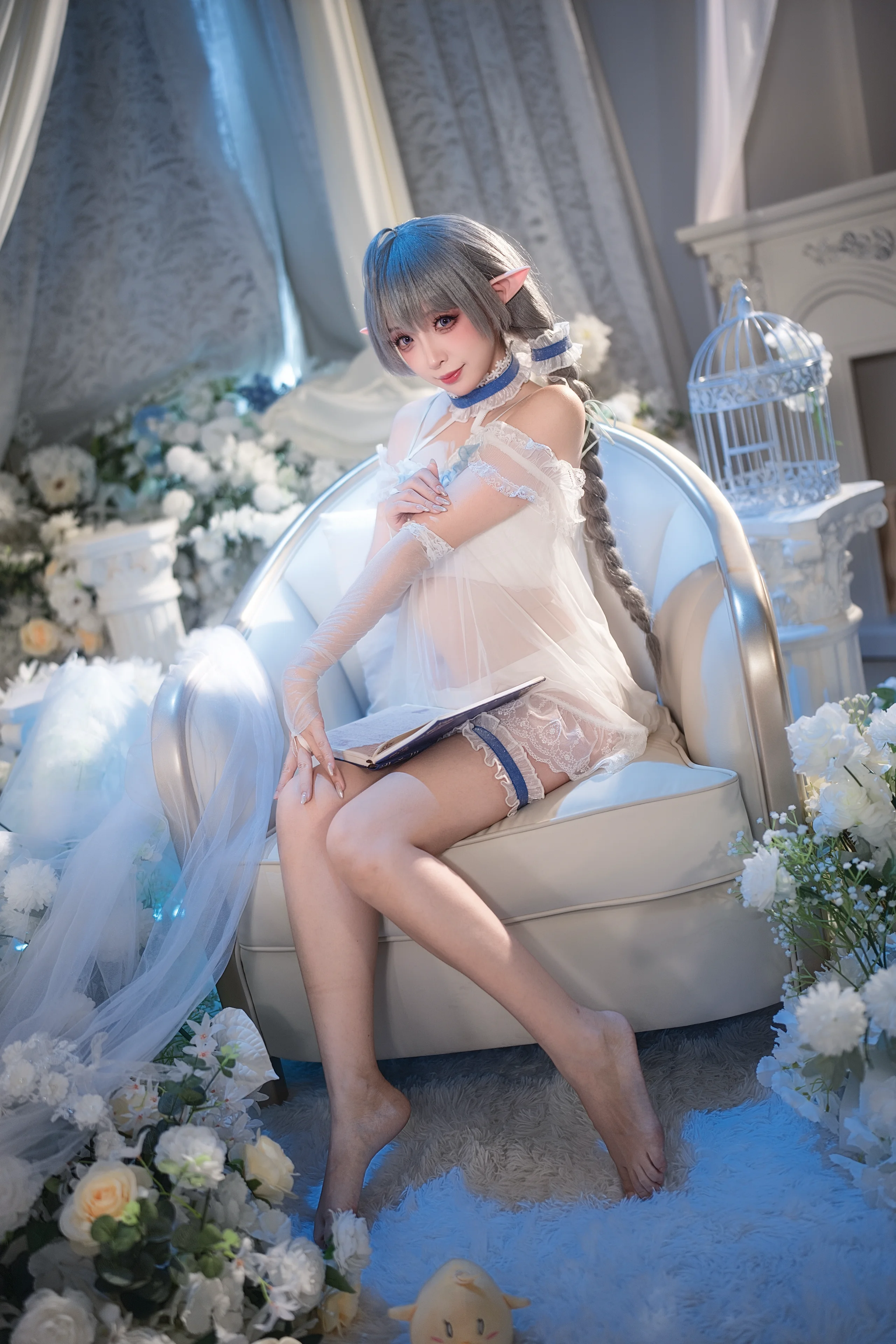 【埃佛森cos】在繁花与梦境中的曼妙时刻 - 第 4 张