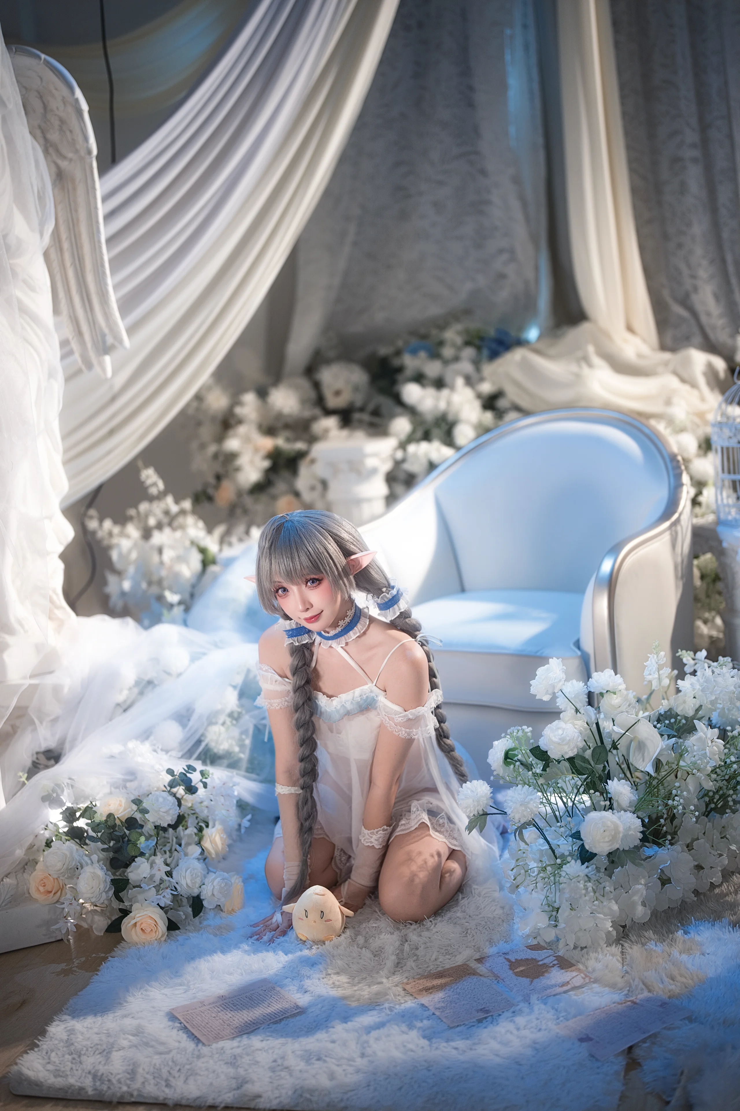 【埃佛森cos】在繁花与梦境中的曼妙时刻 - 第 5 张