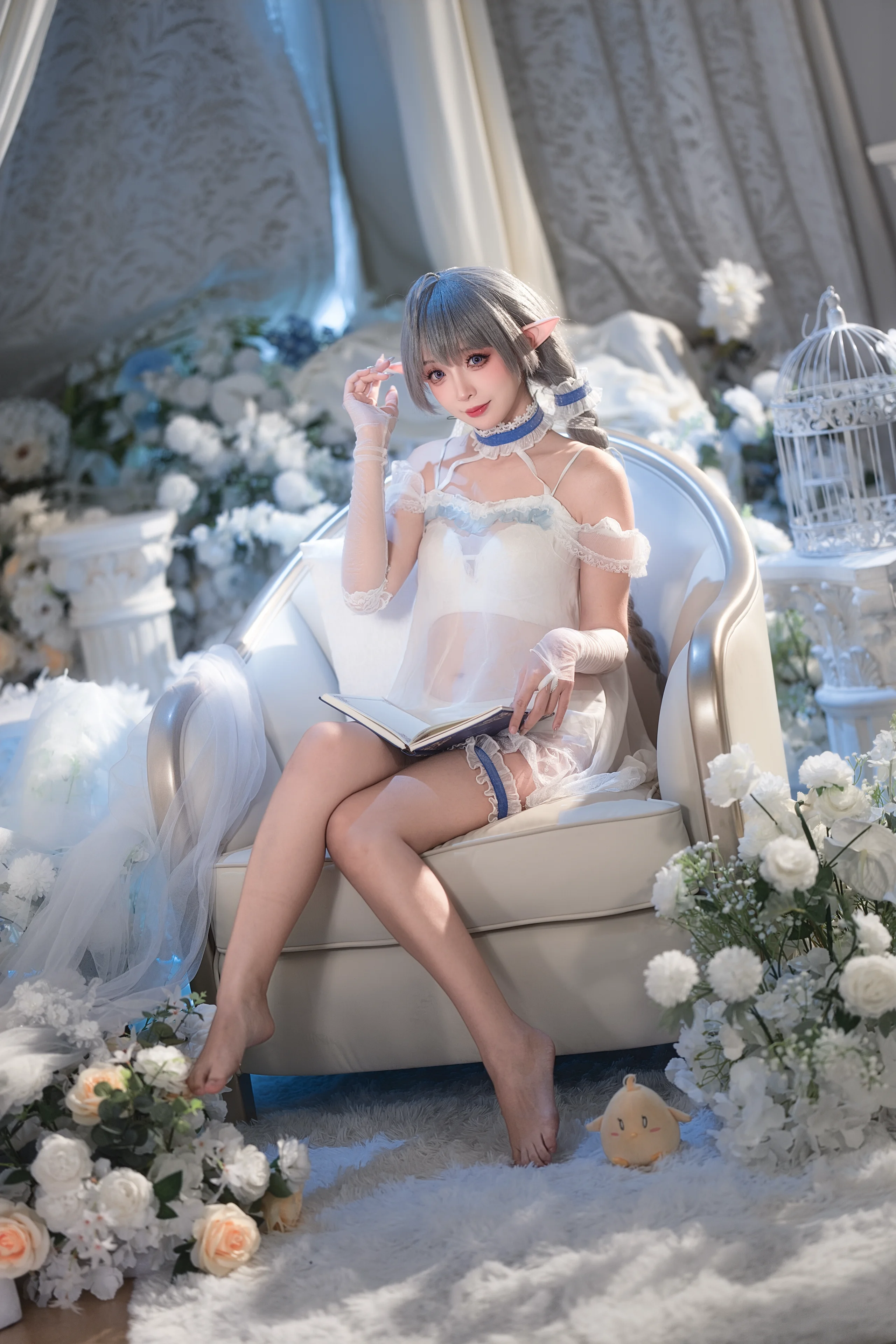 【埃佛森cos】碧蓝航线的温柔午后，精灵与书本的邂逅