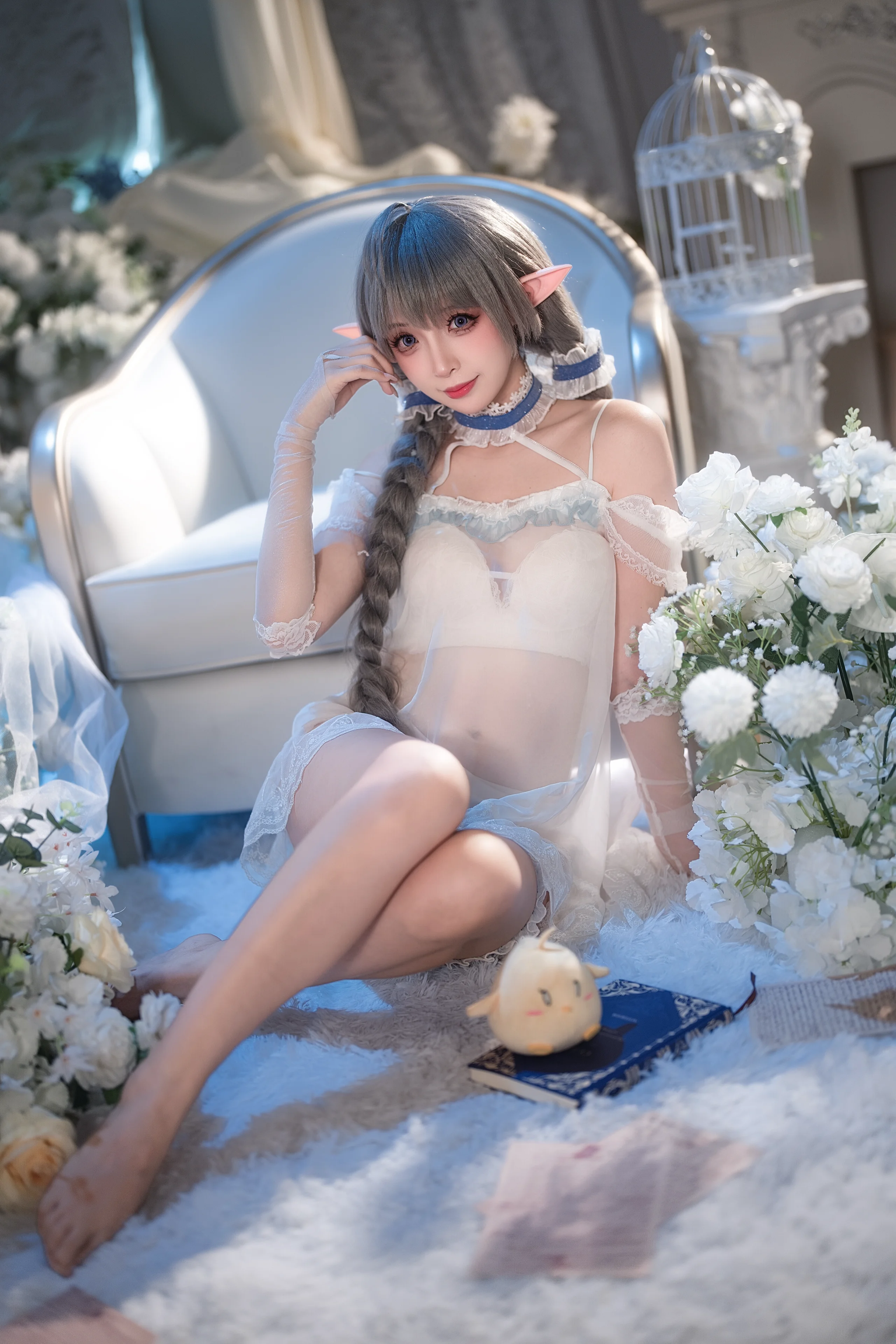 【埃佛森cos】碧蓝航线的温柔午后，精灵与书本的邂逅 - 第 3 张
