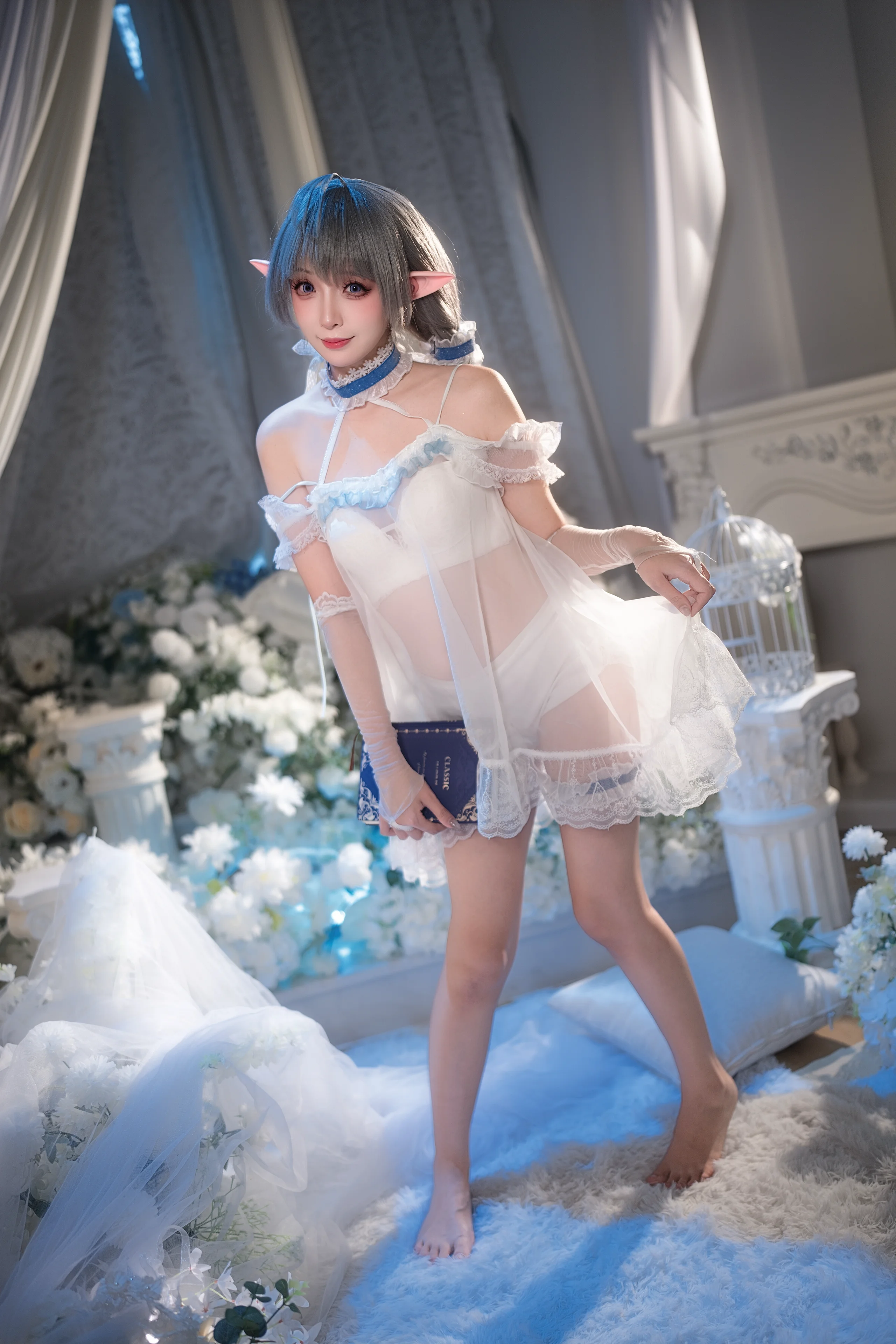 【埃佛森cos】碧蓝航线的温柔午后，精灵与书本的邂逅 - 第 4 张