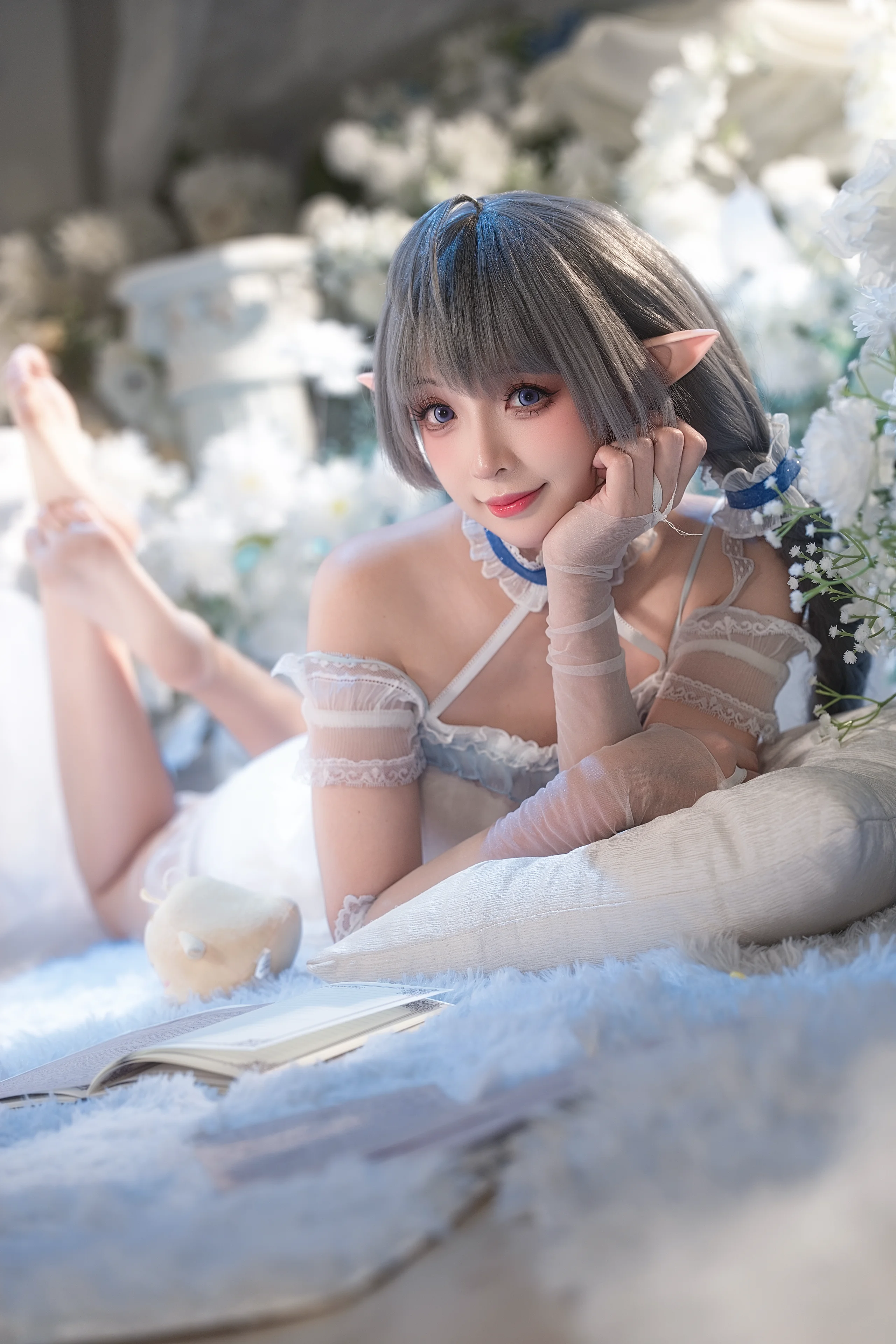 【埃佛森cos】碧蓝航线的温柔午后，精灵与书本的邂逅 - 第 5 张