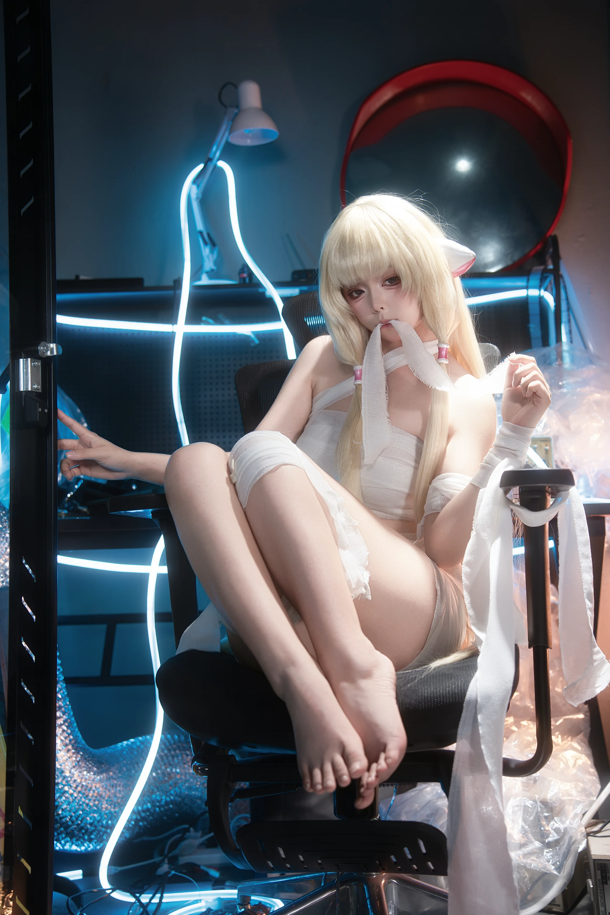 【小嘰cos】人形電腦天使心的靜謐實驗間氛圍 - 第 2 張