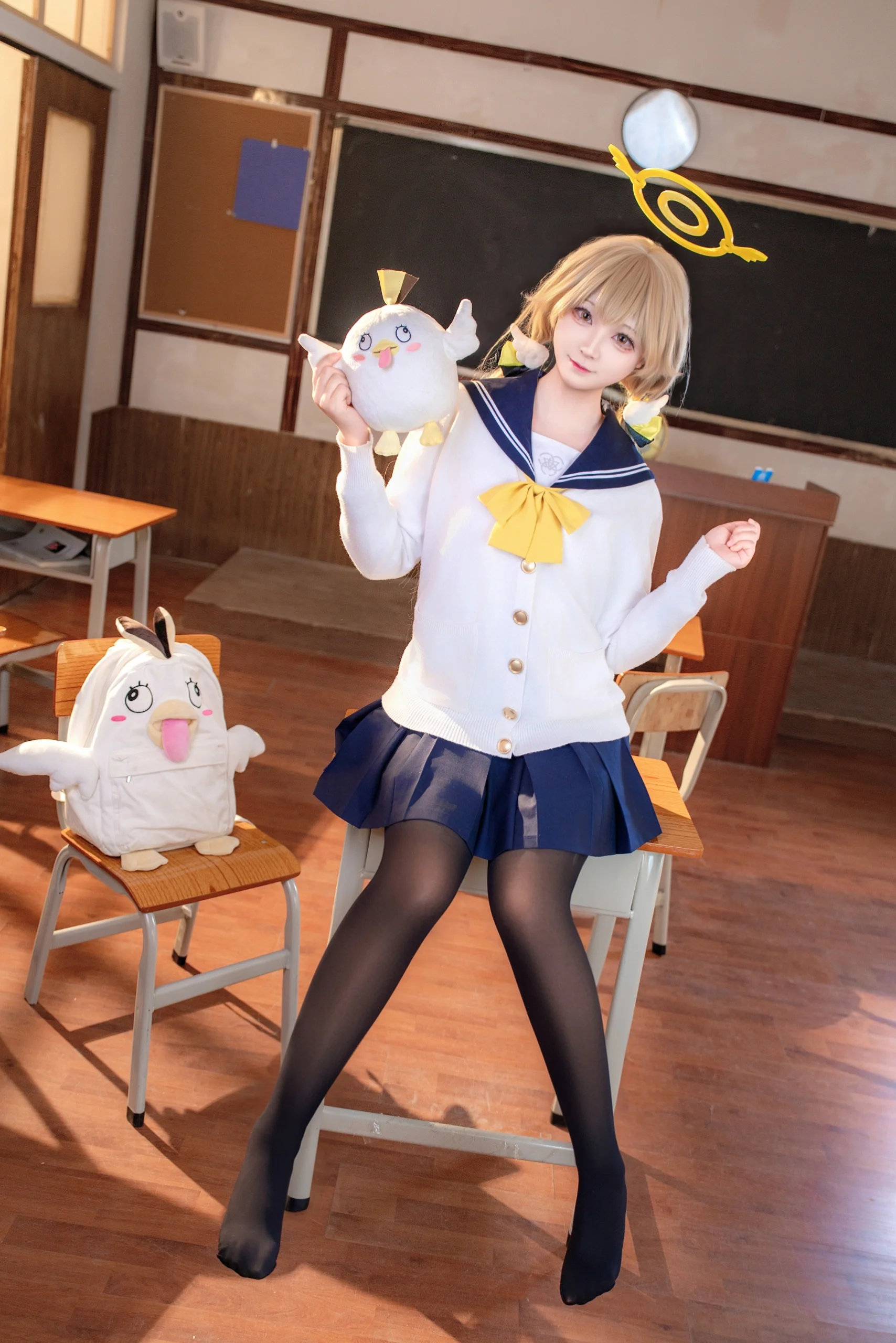 【日富美cos】午後教室裡的蔚藍檔案時光
