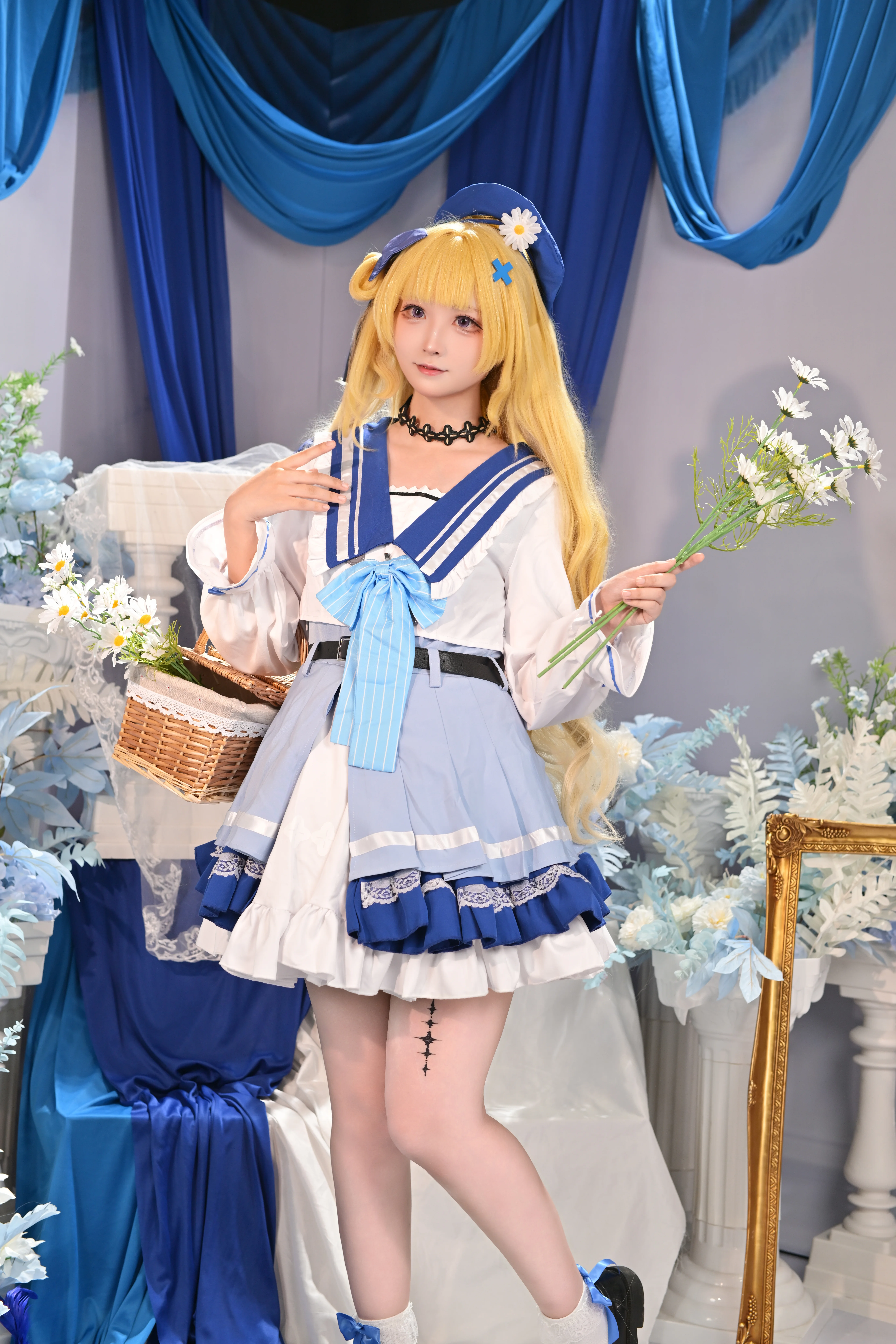 【フィービー コスプレ】『鳴潮』が織りなす青と白の海風、イベントの通行人目線から溢れる癒やし感