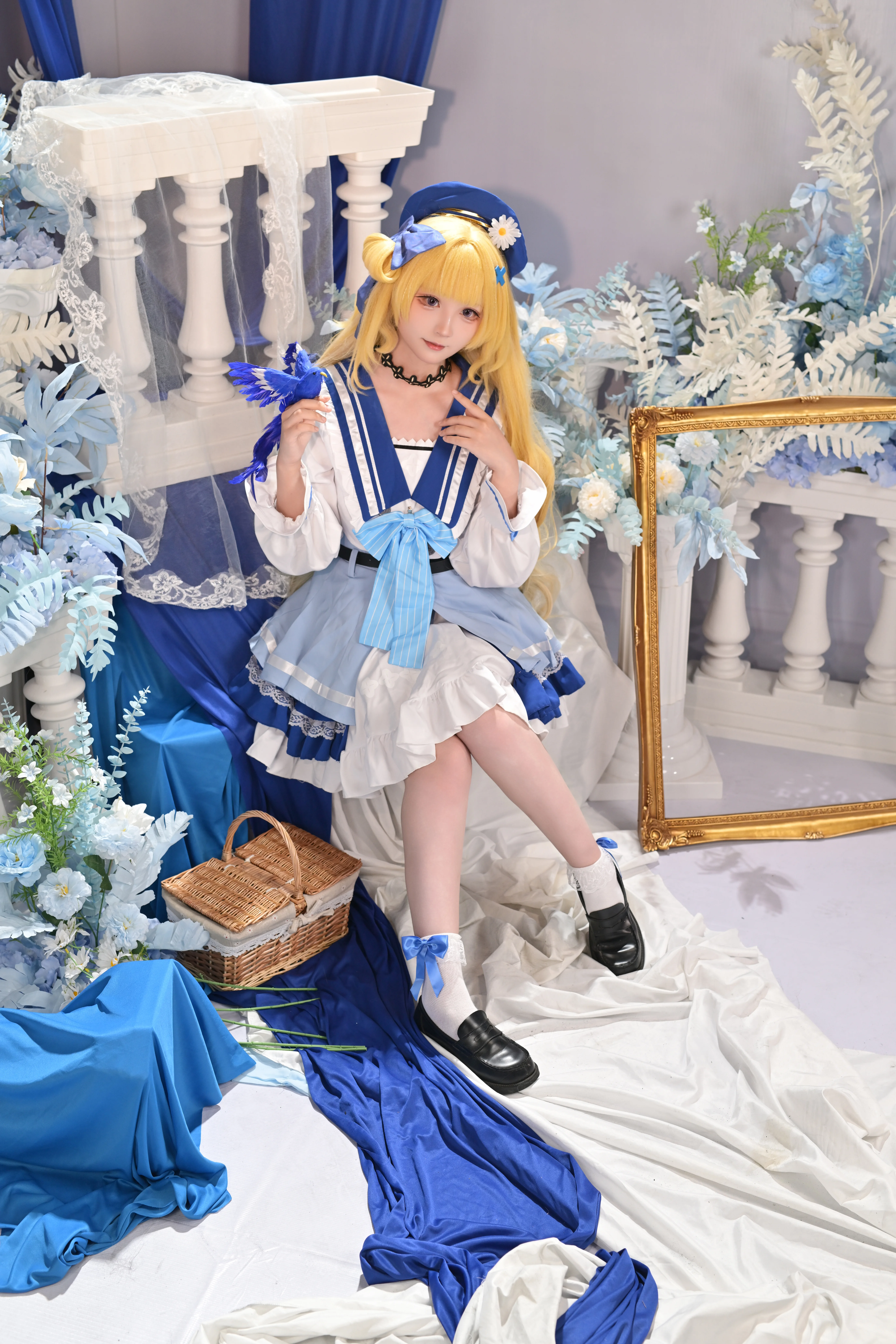 【フィービー コスプレ】『鳴潮』が織りなす青と白の海風、イベントの通行人目線から溢れる癒やし感 - 3 枚目