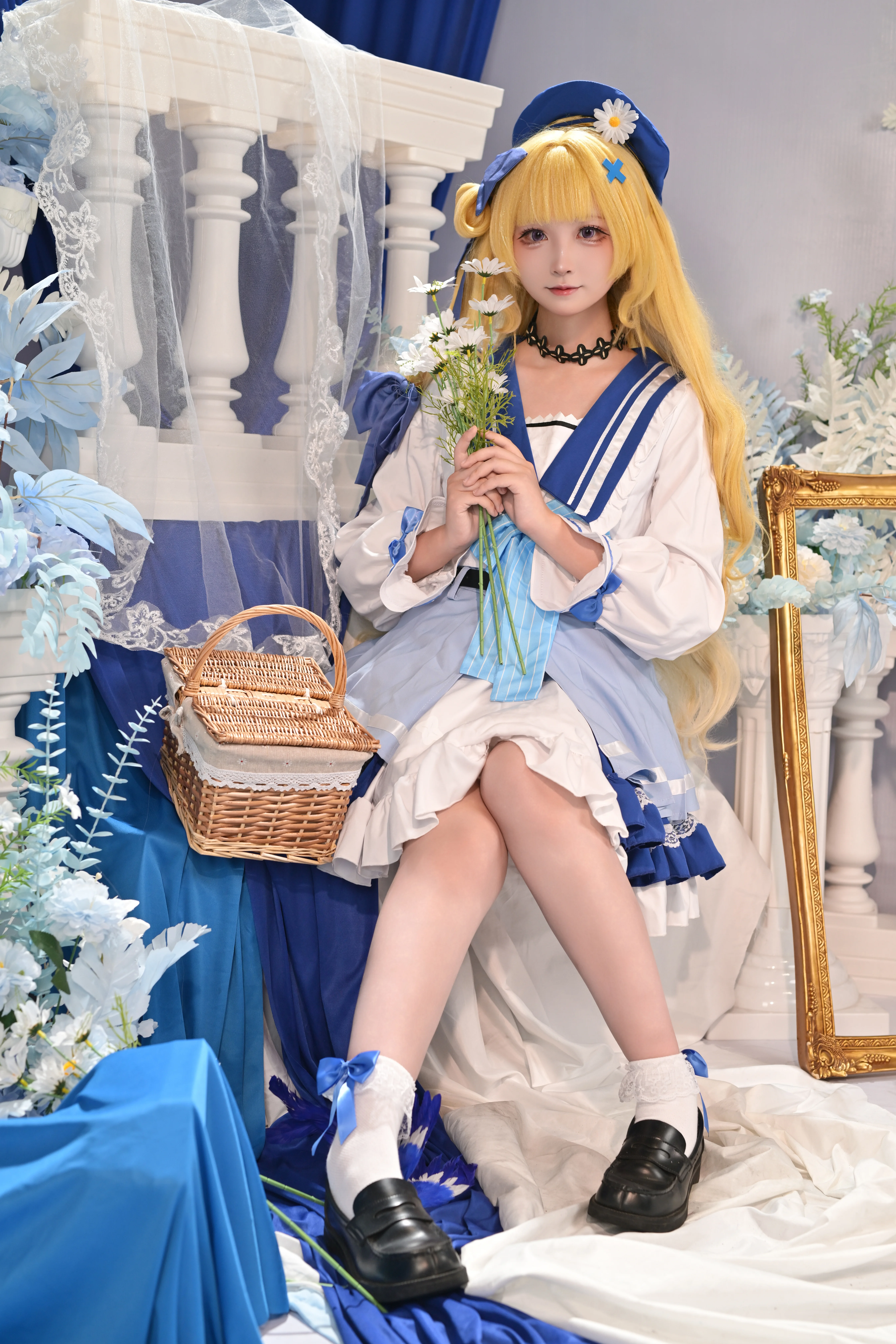 【フィービー コスプレ】『鳴潮』が織りなす青と白の海風、イベントの通行人目線から溢れる癒やし感 - 4 枚目