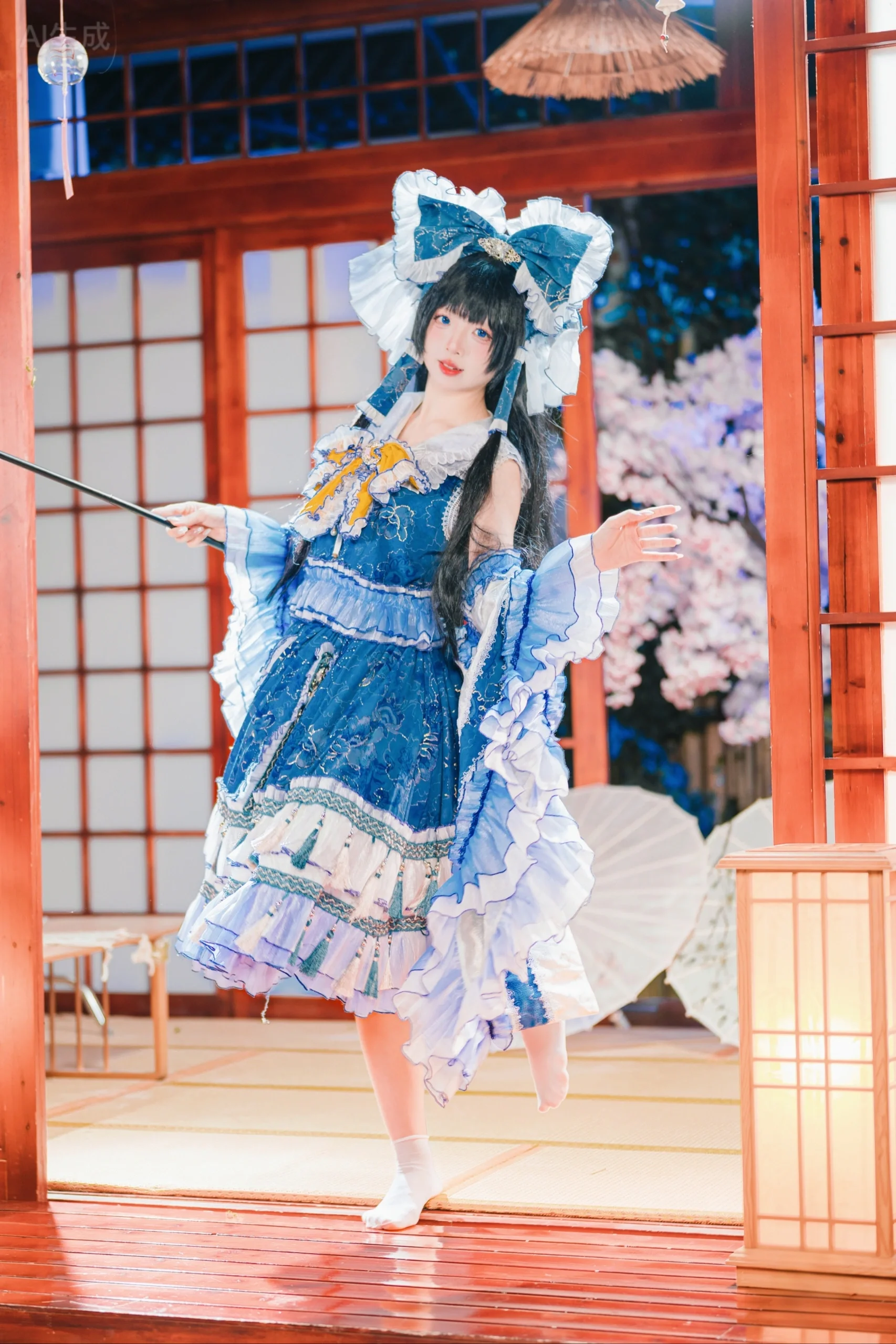 【灵梦cos】在和风空间中捕捉博丽神社的宁静 - 第12张