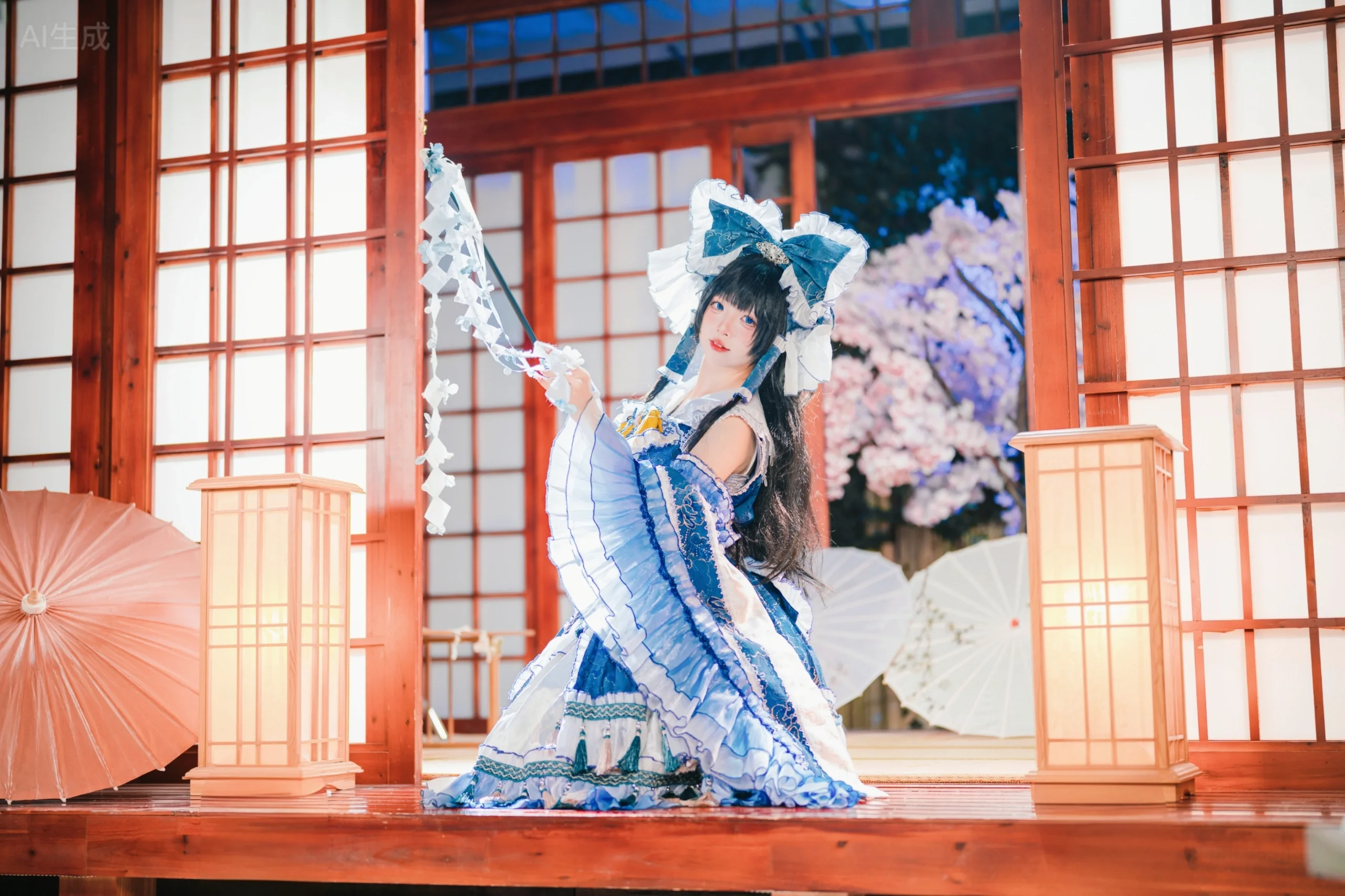 【灵梦cos】在和风空间中捕捉博丽神社的宁静 - 第15张