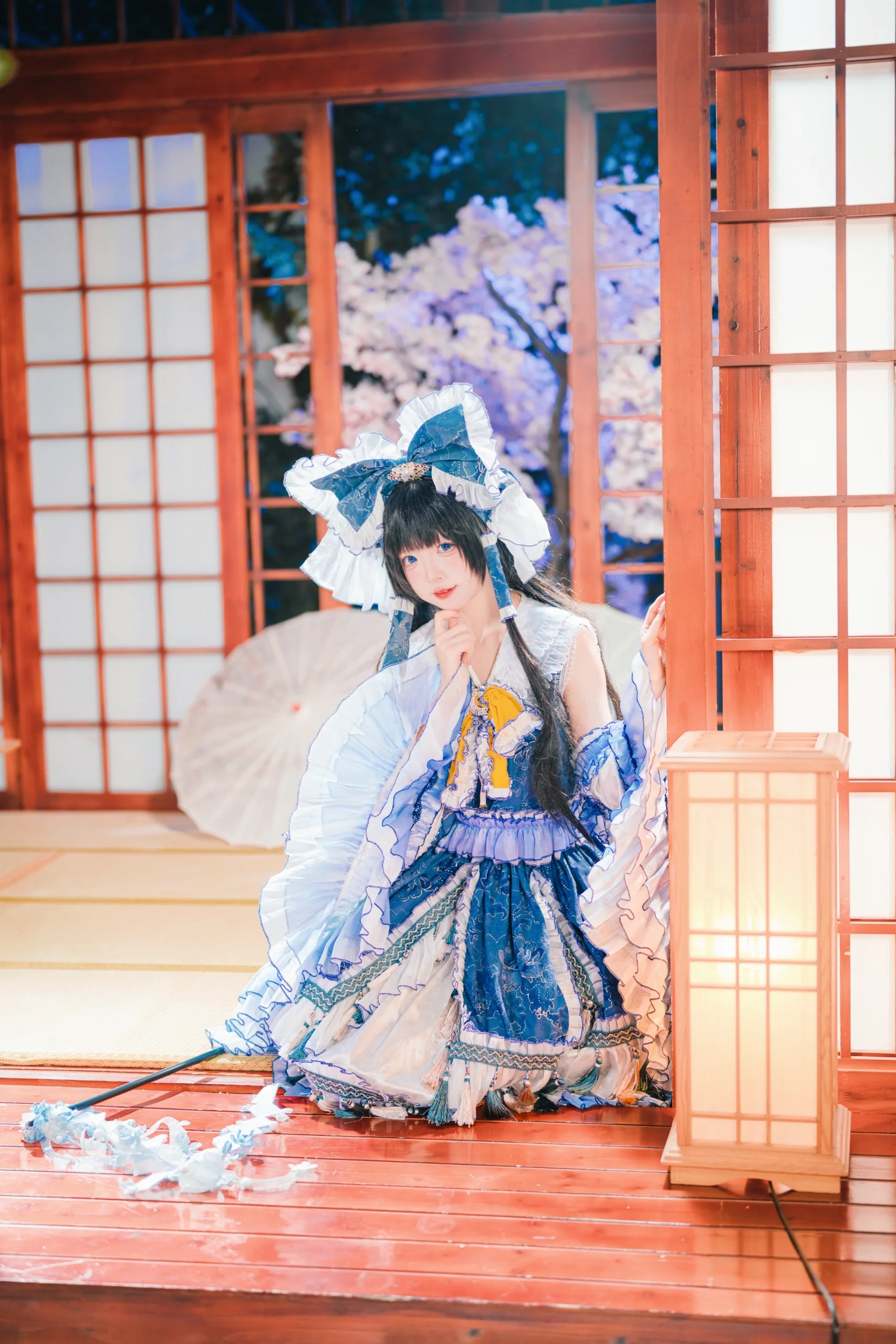 【灵梦cos】在和风空间中捕捉博丽神社的宁静 - 第16张