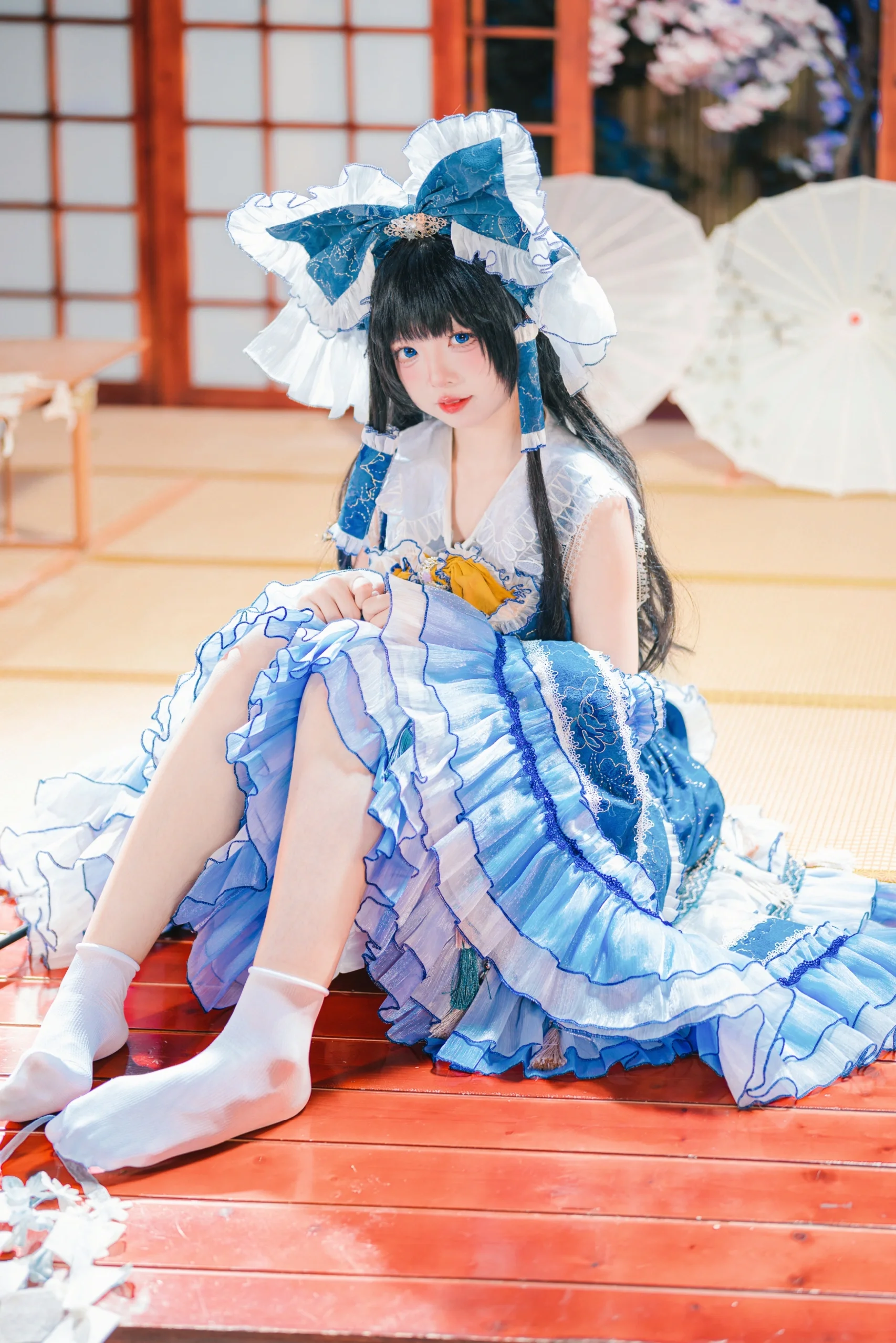 【灵梦cos】在和风空间中捕捉博丽神社的宁静 - 第3张