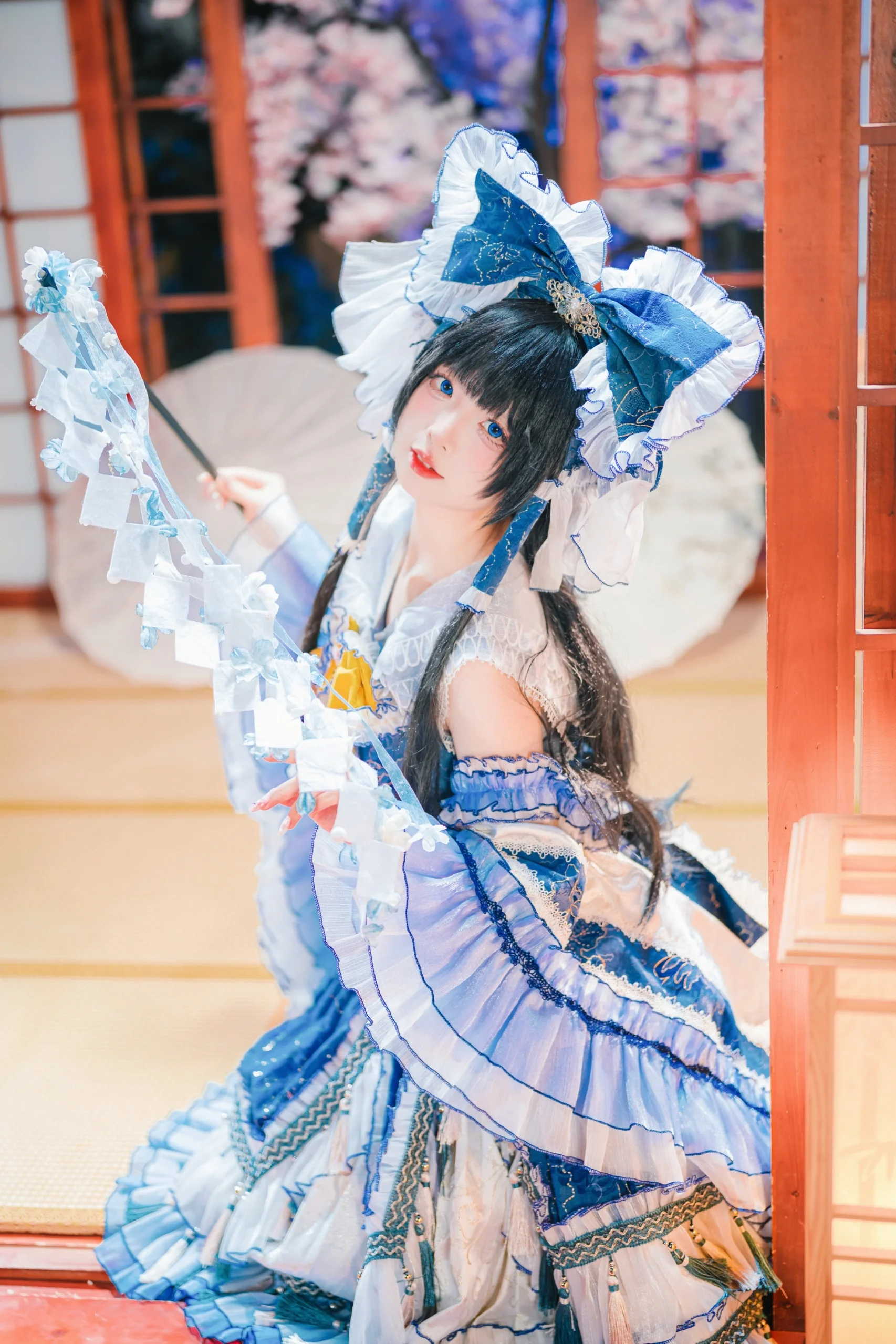 【灵梦cos】在和风空间中捕捉博丽神社的宁静 - 第7张