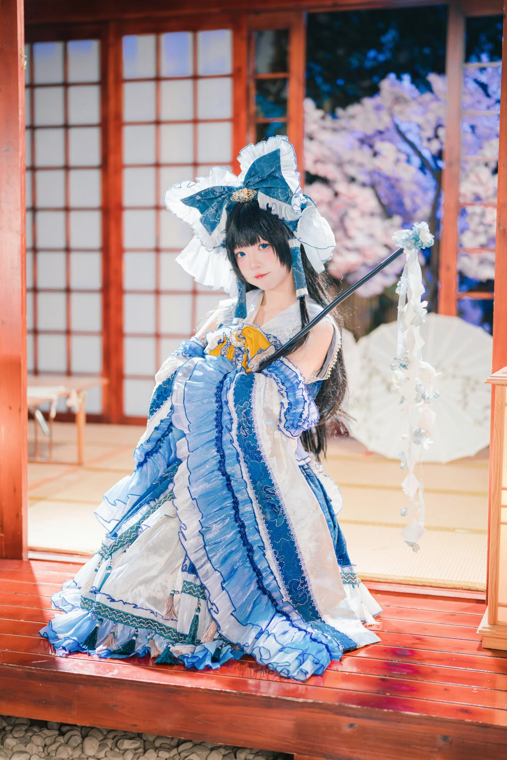 【灵梦cos】在和风空间中捕捉博丽神社的宁静 - 第8张