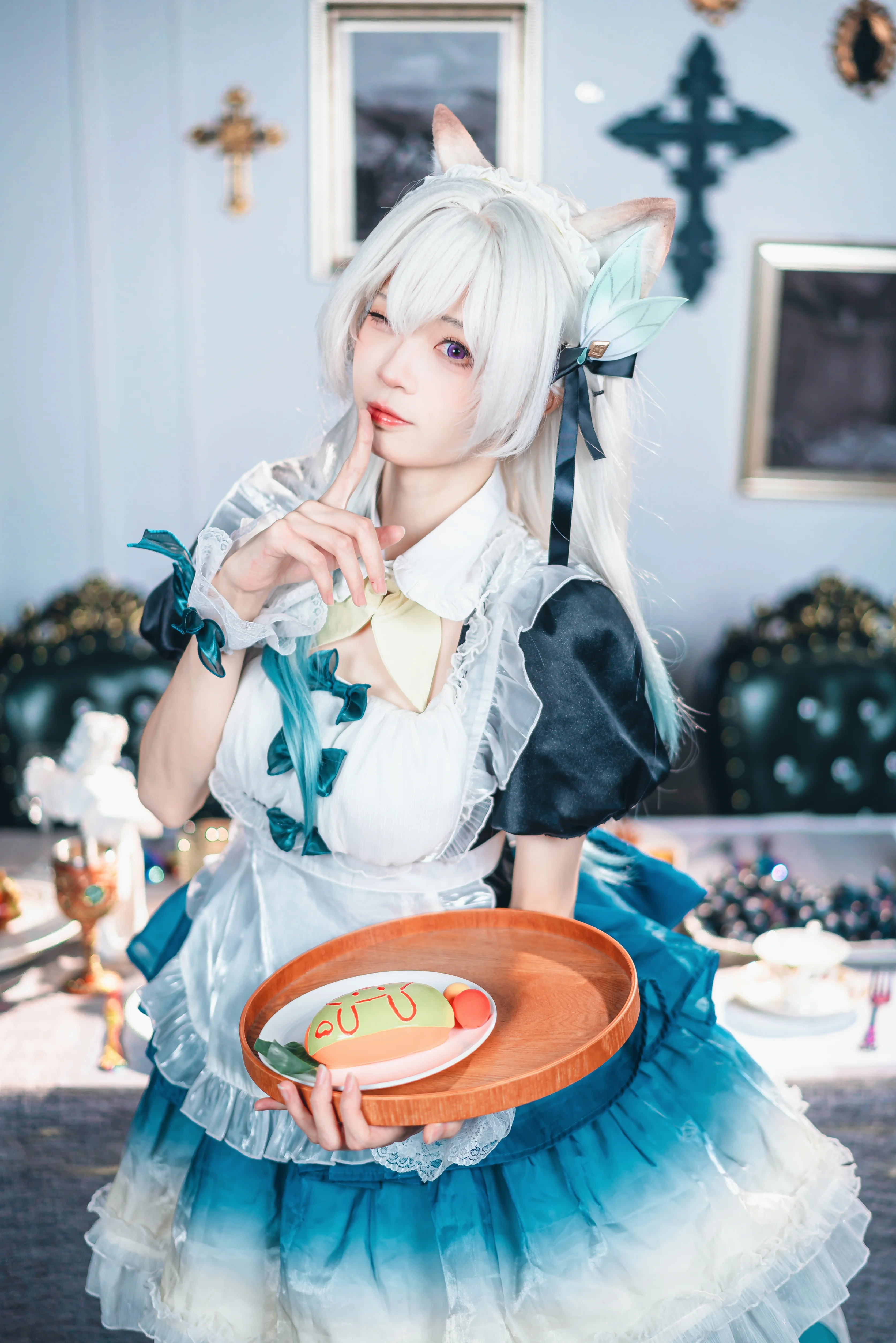 【流萤cos】在崩坏星穹铁道中捕捉流萤的瞬间